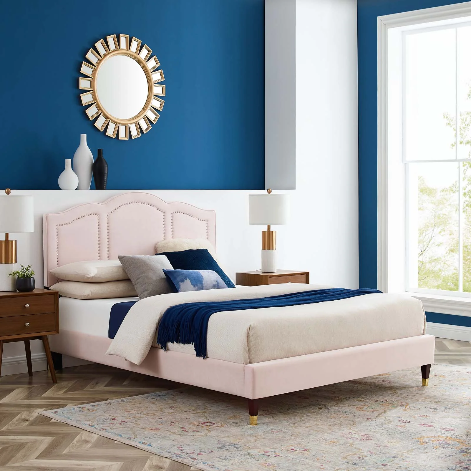 Emerson Performance Velvet King Platform Bed By Modway - MOD-6860 - Image 63