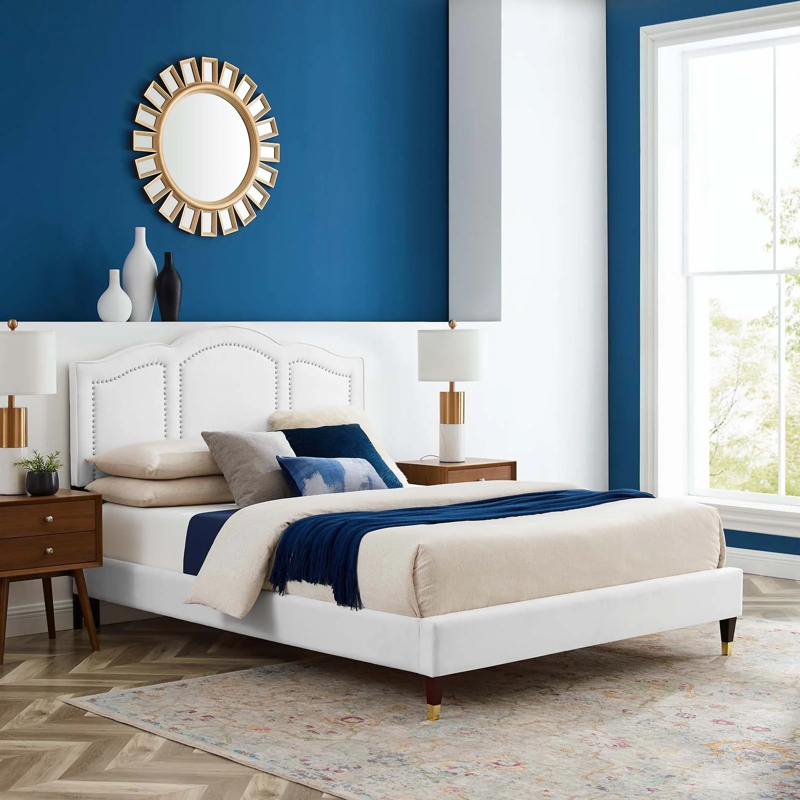 Emerson Performance Velvet King Platform Bed By Modway - MOD-6860 - Image 90