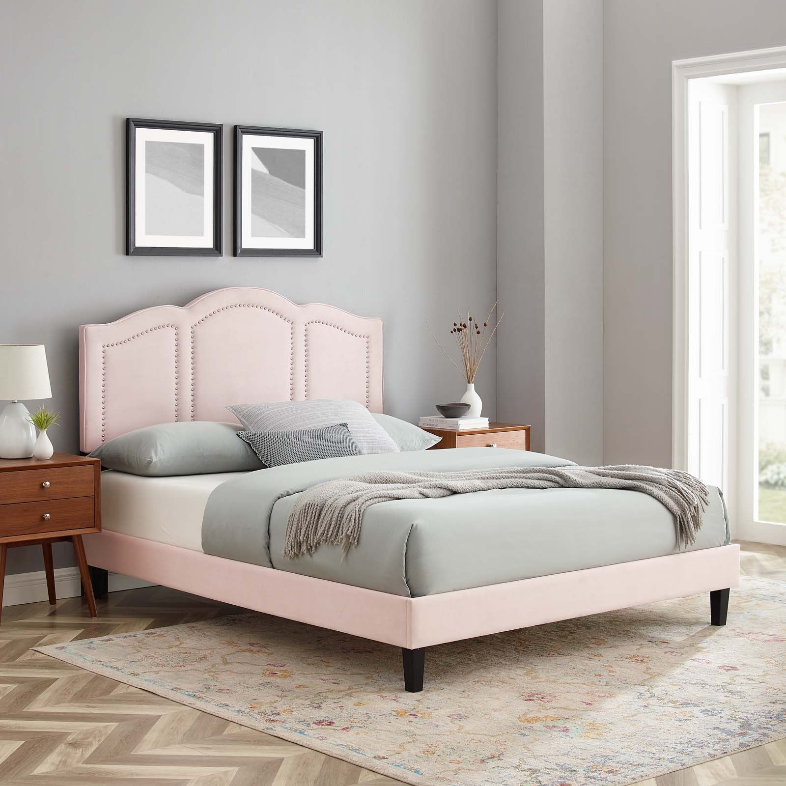 Emerson Performance Velvet Twin Platform Bed By Modway - MOD-6849 - Image 70