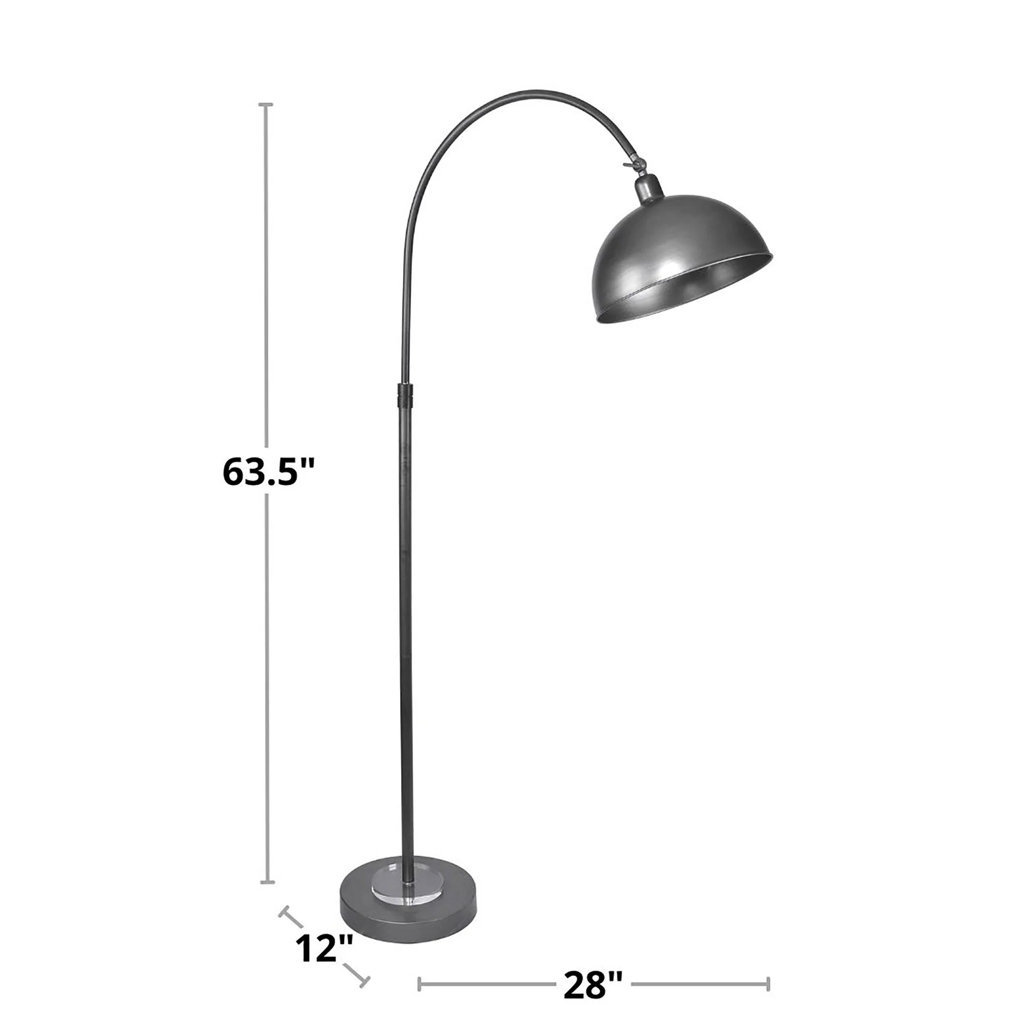 Emery Reader 64" Metal Floor Lamp By LumiSource - GFI64-EMRYRDR AU - Image 7