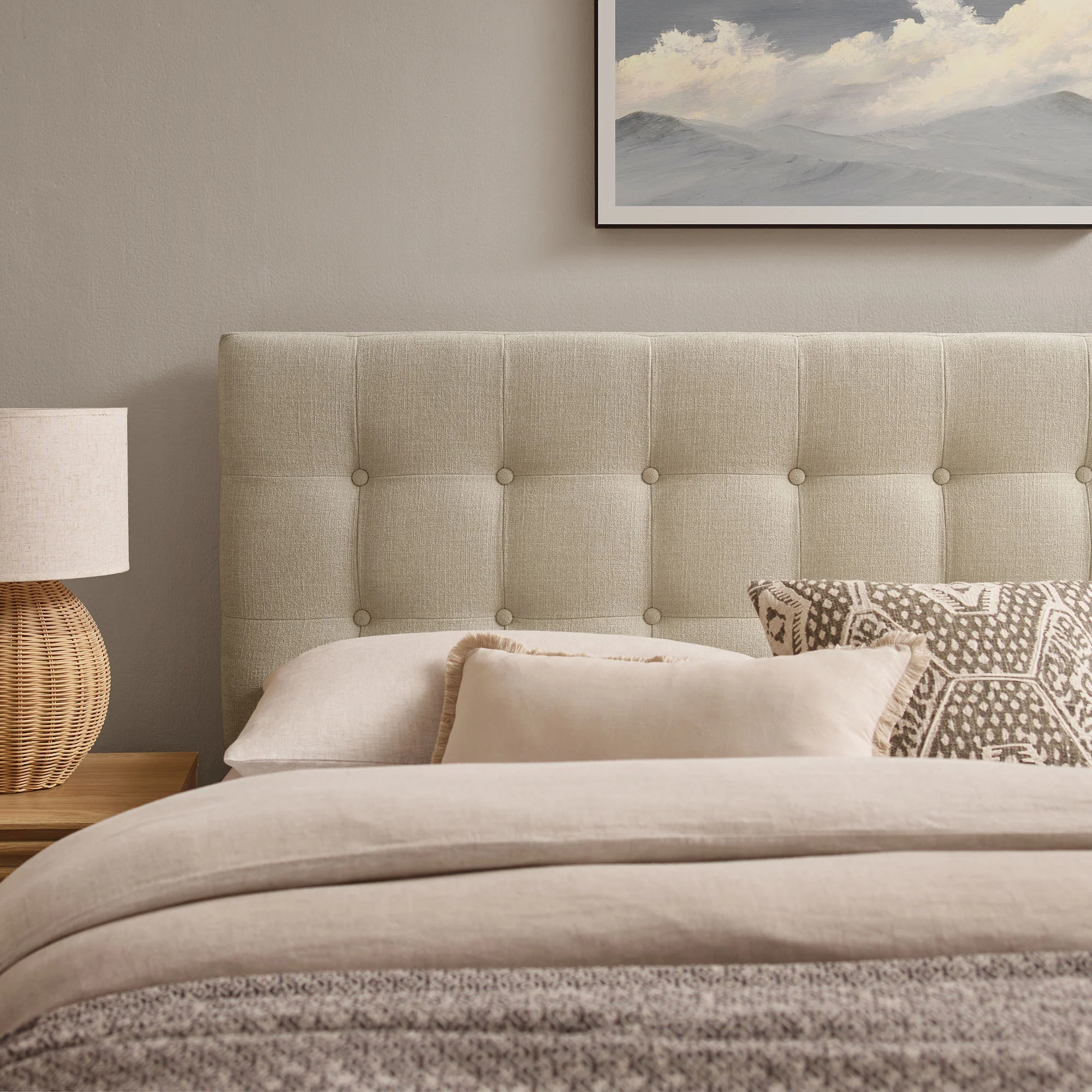 Emily Fabric Upholstered Full Size Headboard by Modway - Image 13