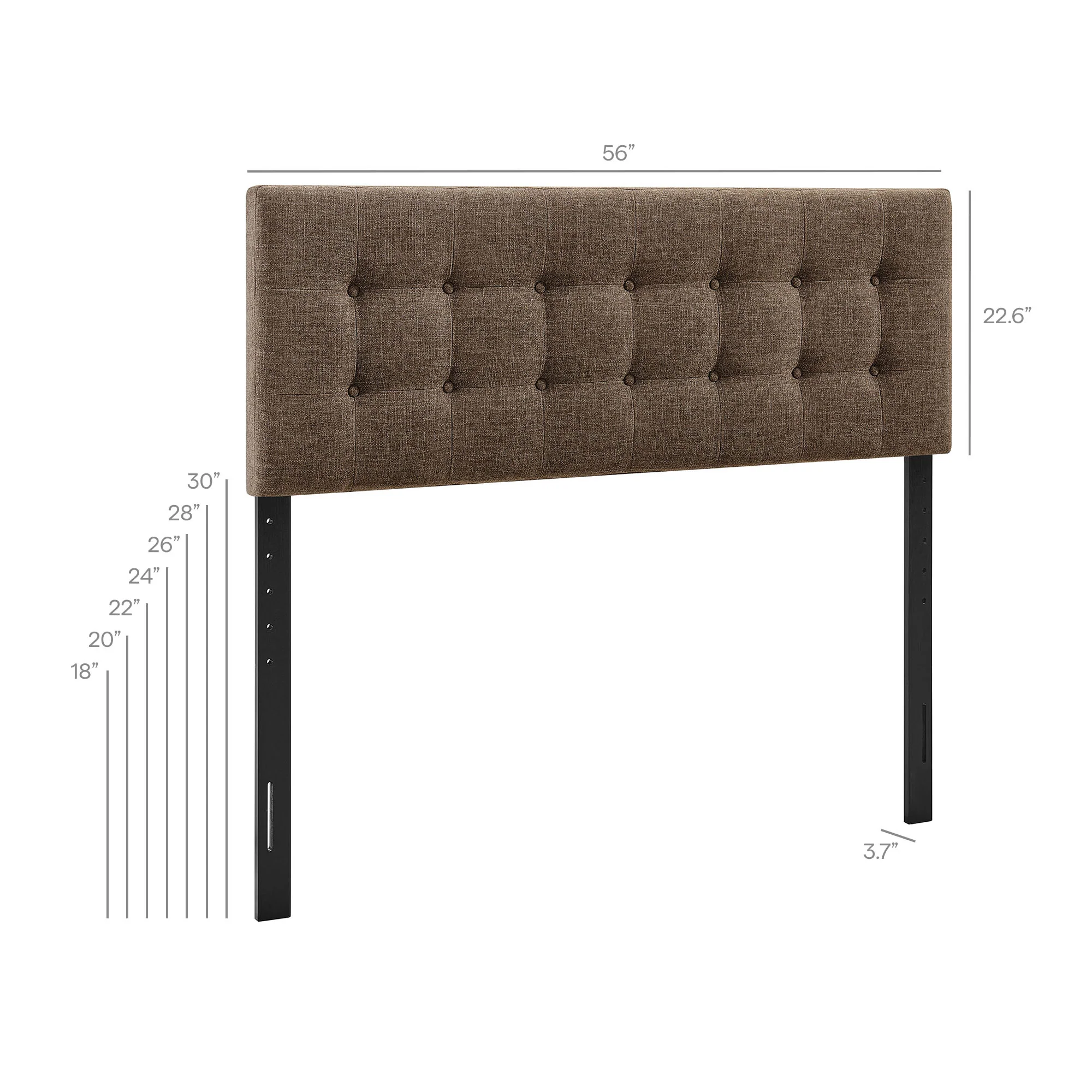 Emily Fabric Upholstered Full Size Headboard by Modway - Image 40