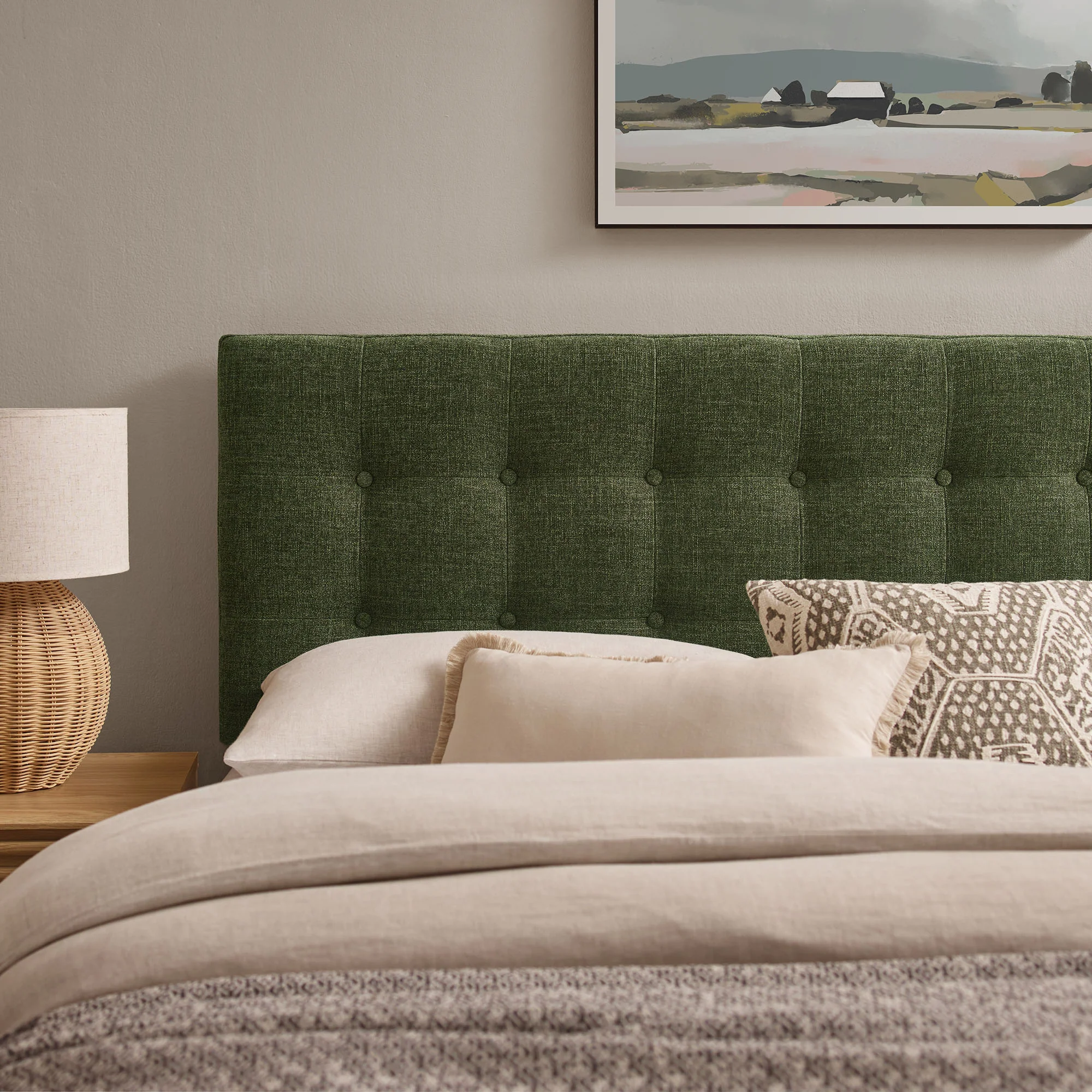 Emily Fabric Upholstered Queen Size Headboard by Modway - Image 21