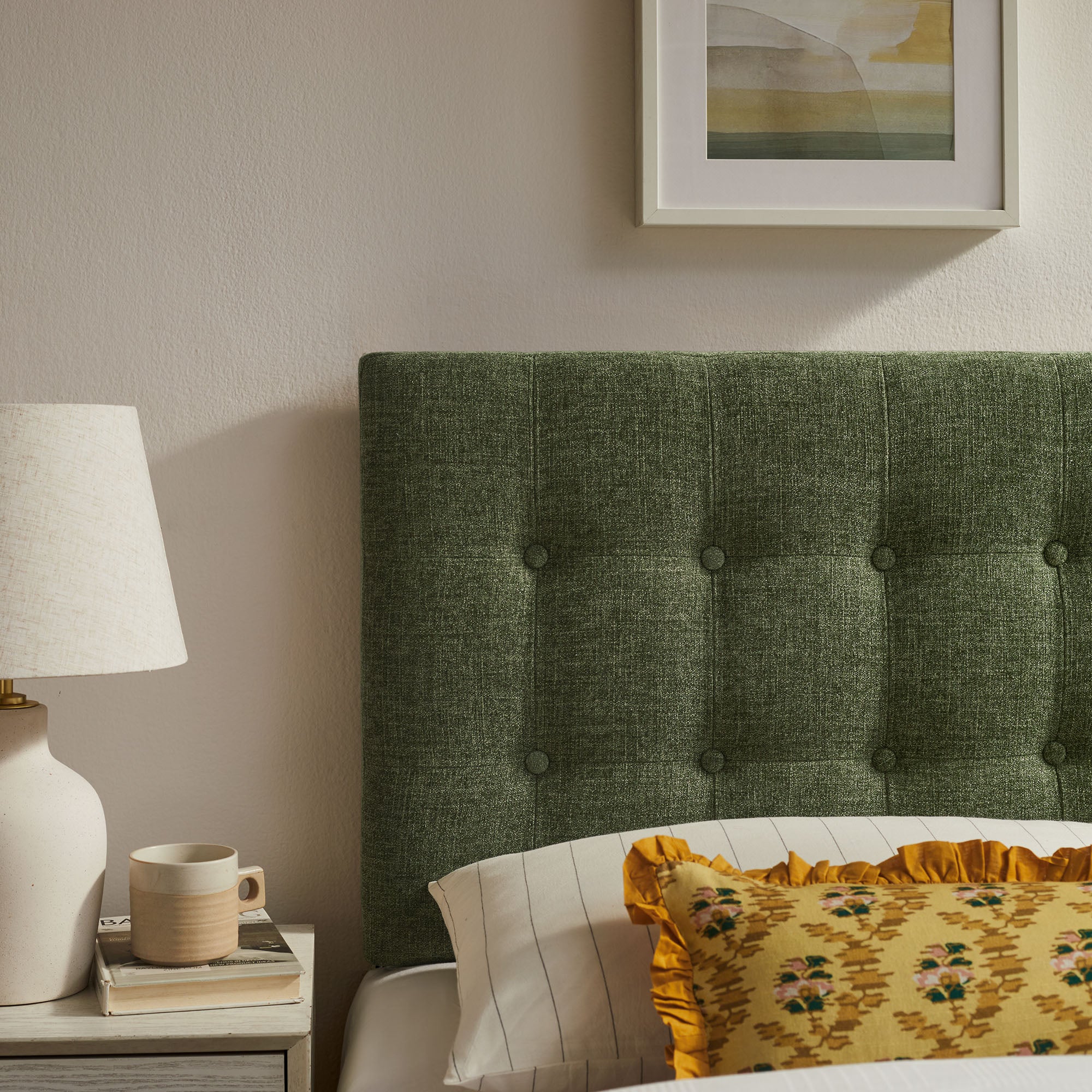Emily Fabric Upholstered Twin Size Headboard by Modway - Image 21