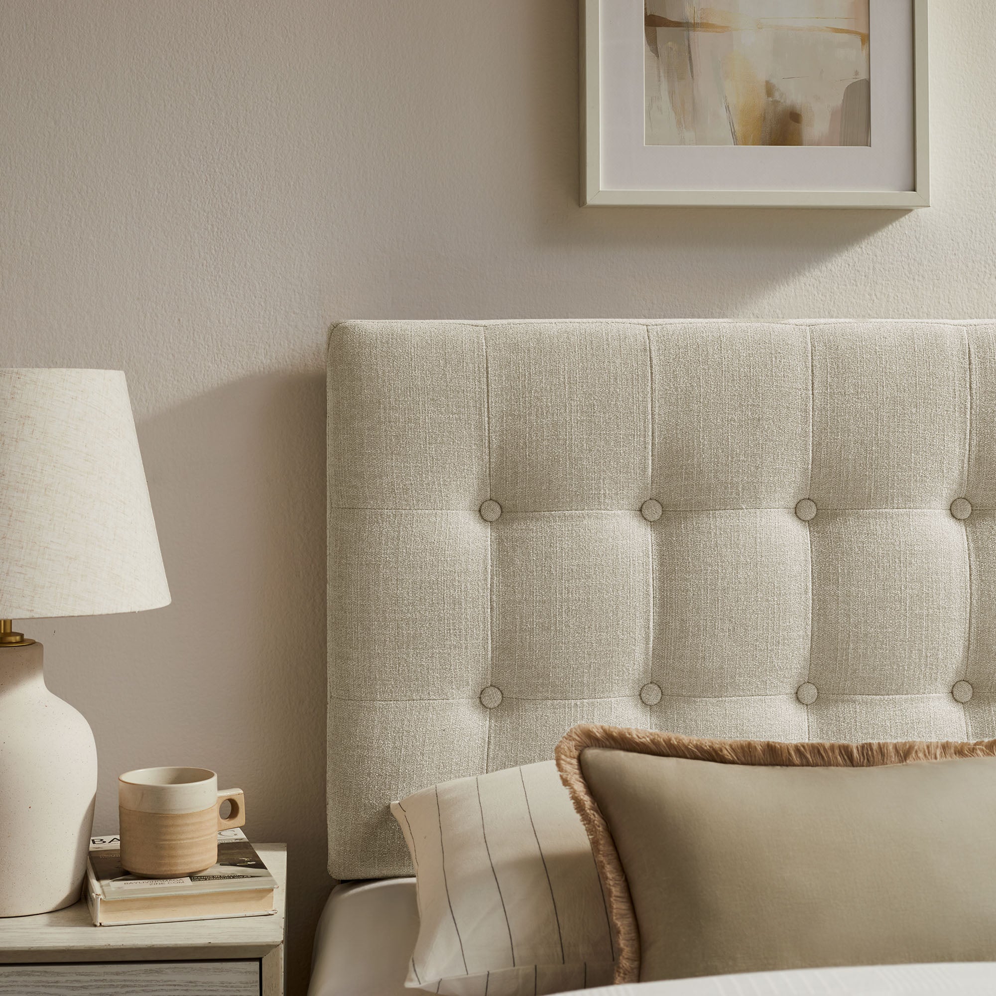Emily Fabric Upholstered Twin Size Headboard by Modway - Image 29