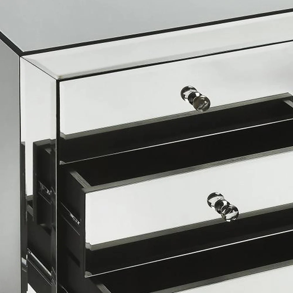 Emily Mirrored Chest By Homeroots - Image 5