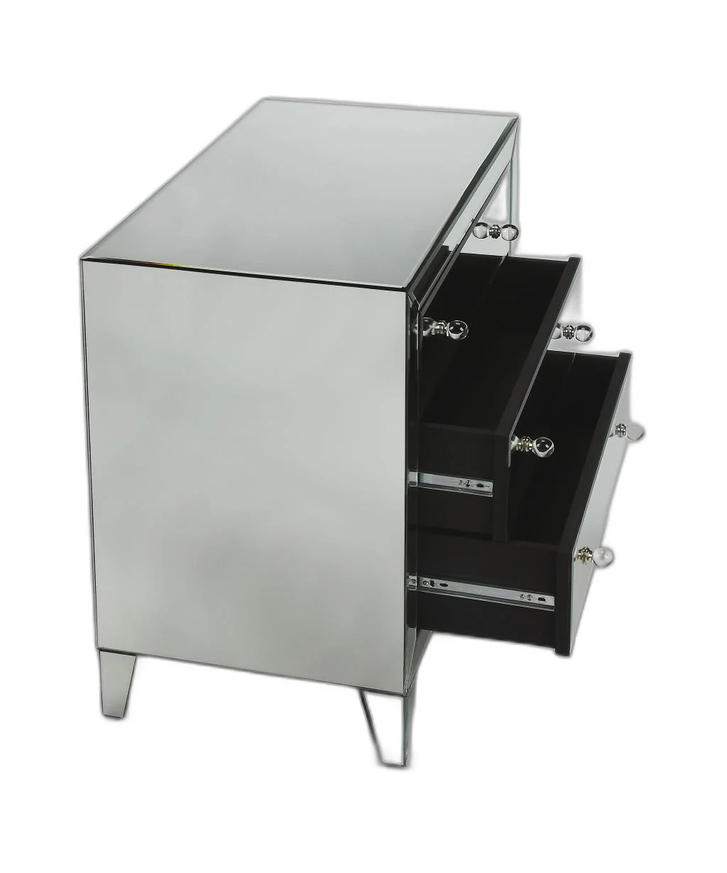 Emily Mirrored Drawer Chest By Homeroots - Image 3