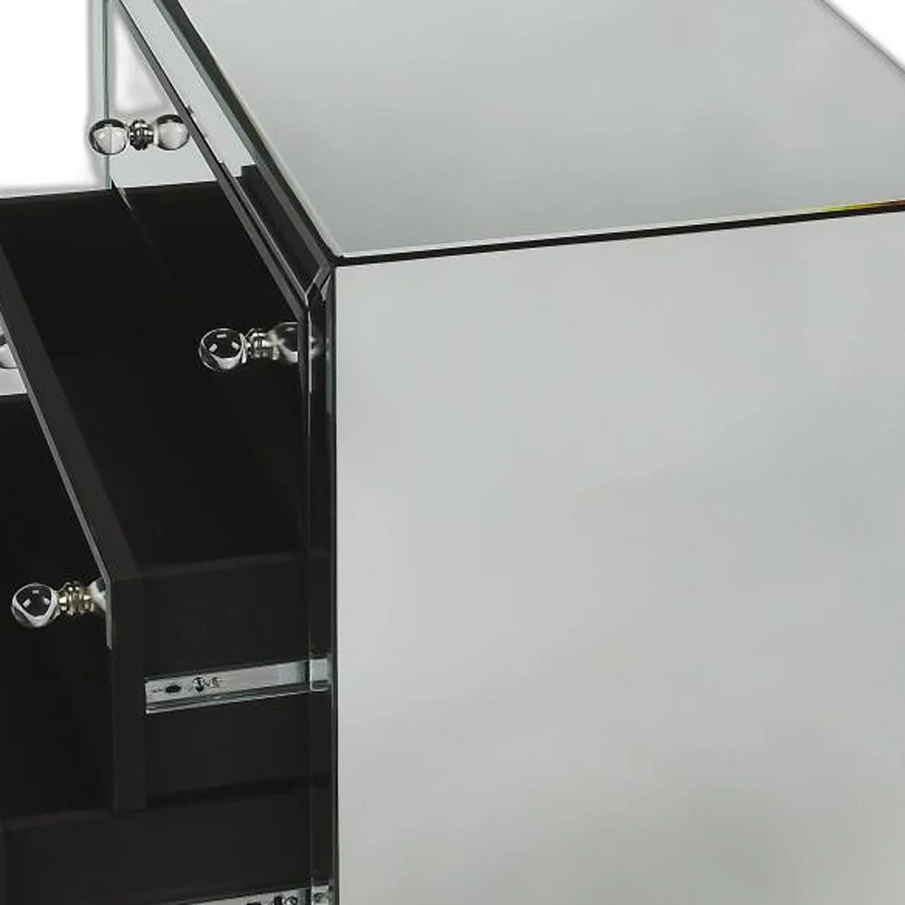 Emily Mirrored Drawer Chest By Homeroots - Image 5