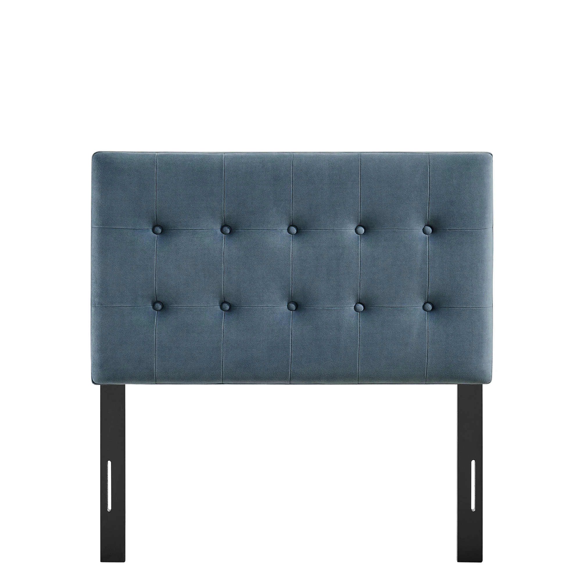 Emily Stain-Resistant Performance Velvet Twin Size Headboard by Modway - Image 11
