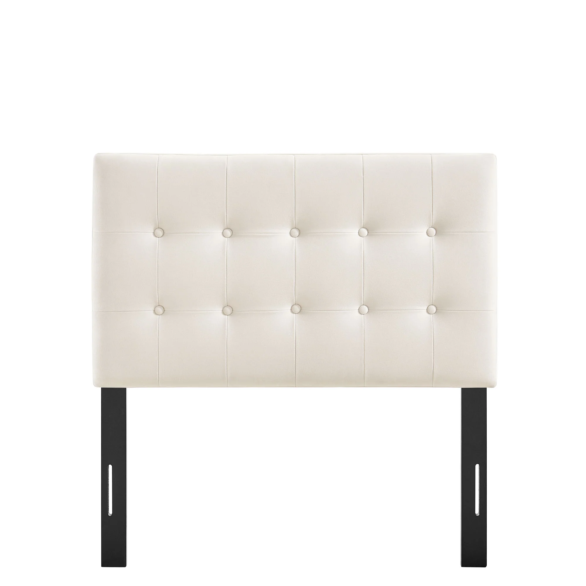 Emily Stain-Resistant Performance Velvet Twin Size Headboard by Modway - Image 3