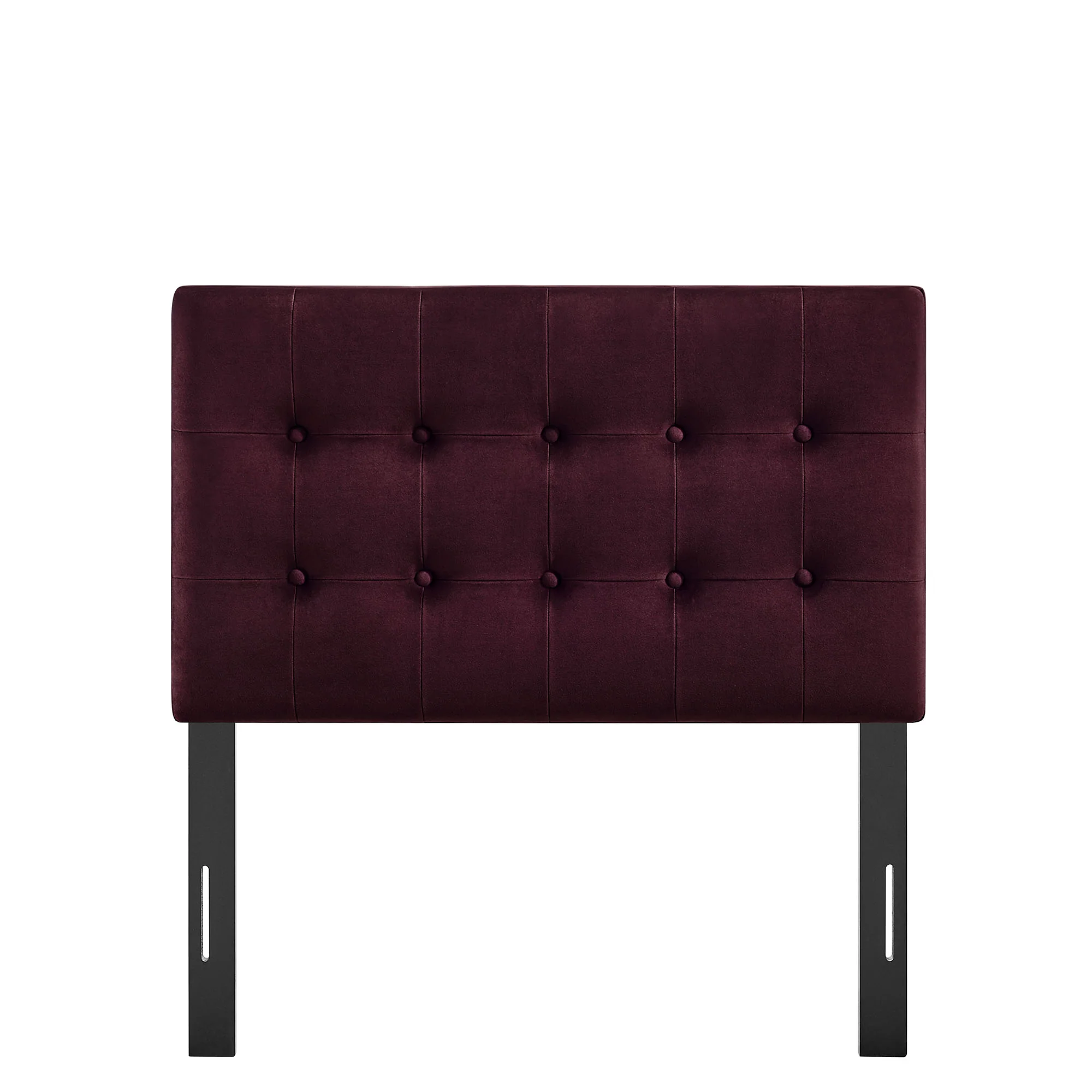 Emily Stain-Resistant Performance Velvet Twin Size Headboard by Modway - Image 35