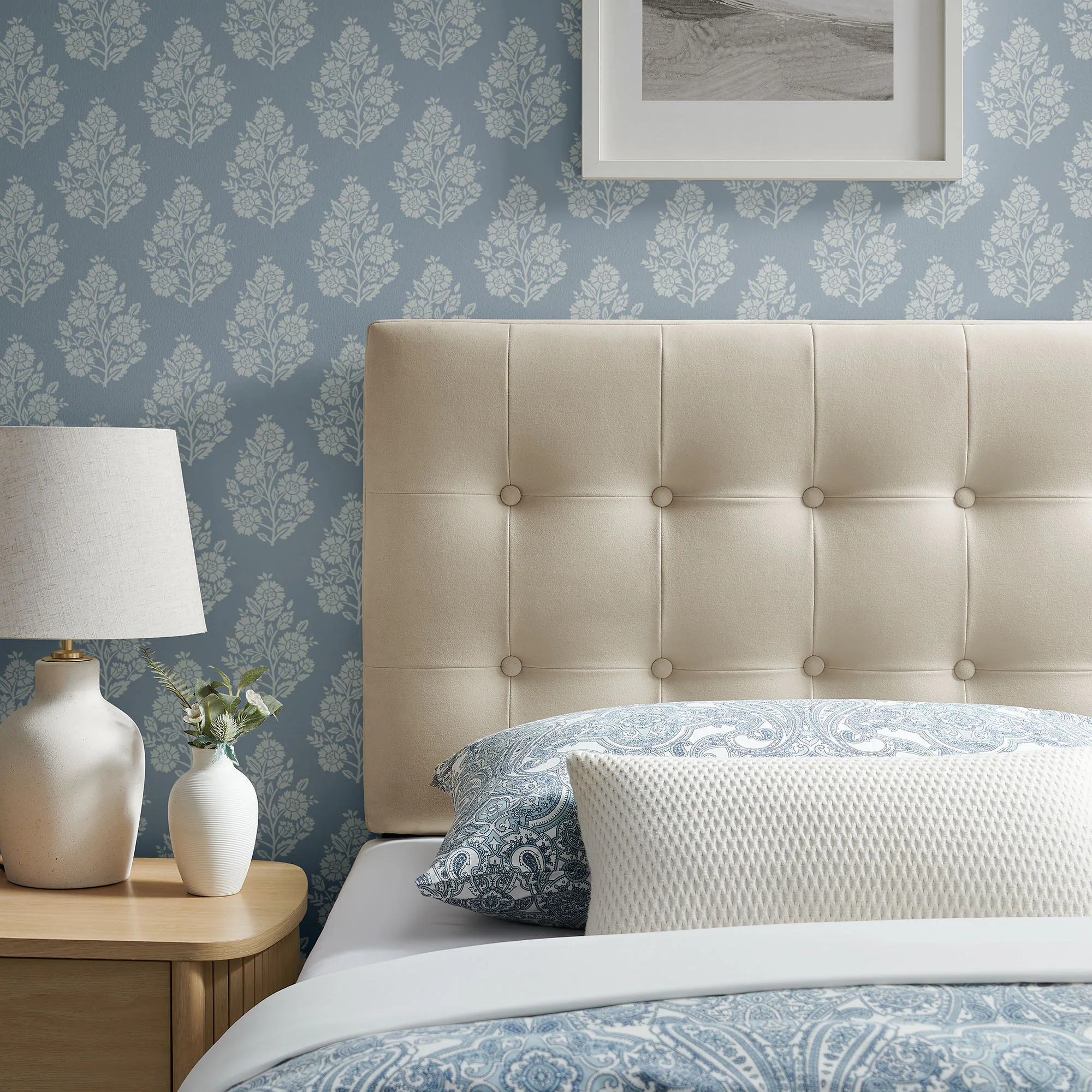 Emily Stain-Resistant Performance Velvet Twin Size Headboard by Modway - Image 5