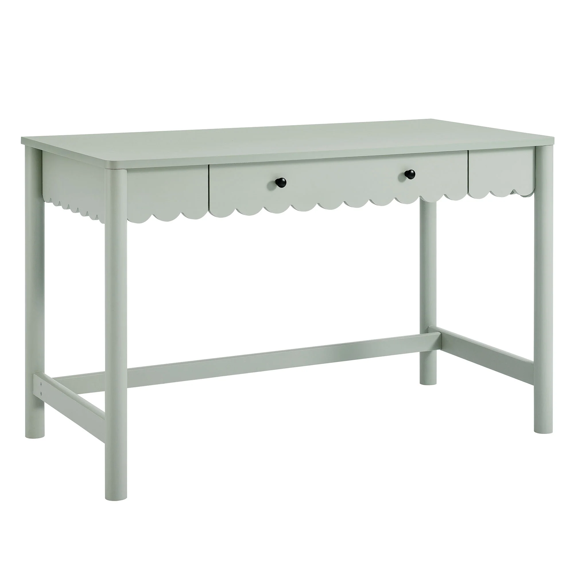 Emmeline 1-Drawer Scallop Writing Desk by Modway - Image 10