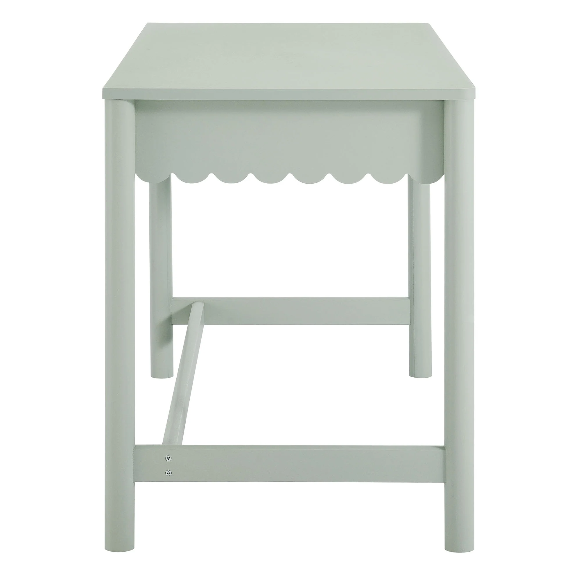 Emmeline 1-Drawer Scallop Writing Desk by Modway - Image 11