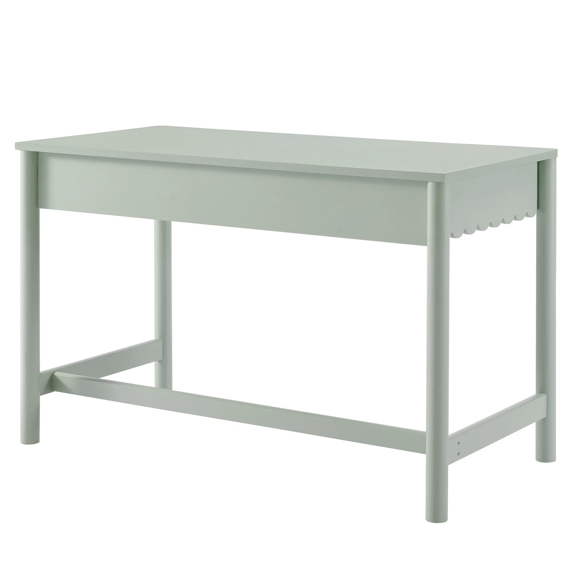 Emmeline 1-Drawer Scallop Writing Desk by Modway - Image 12