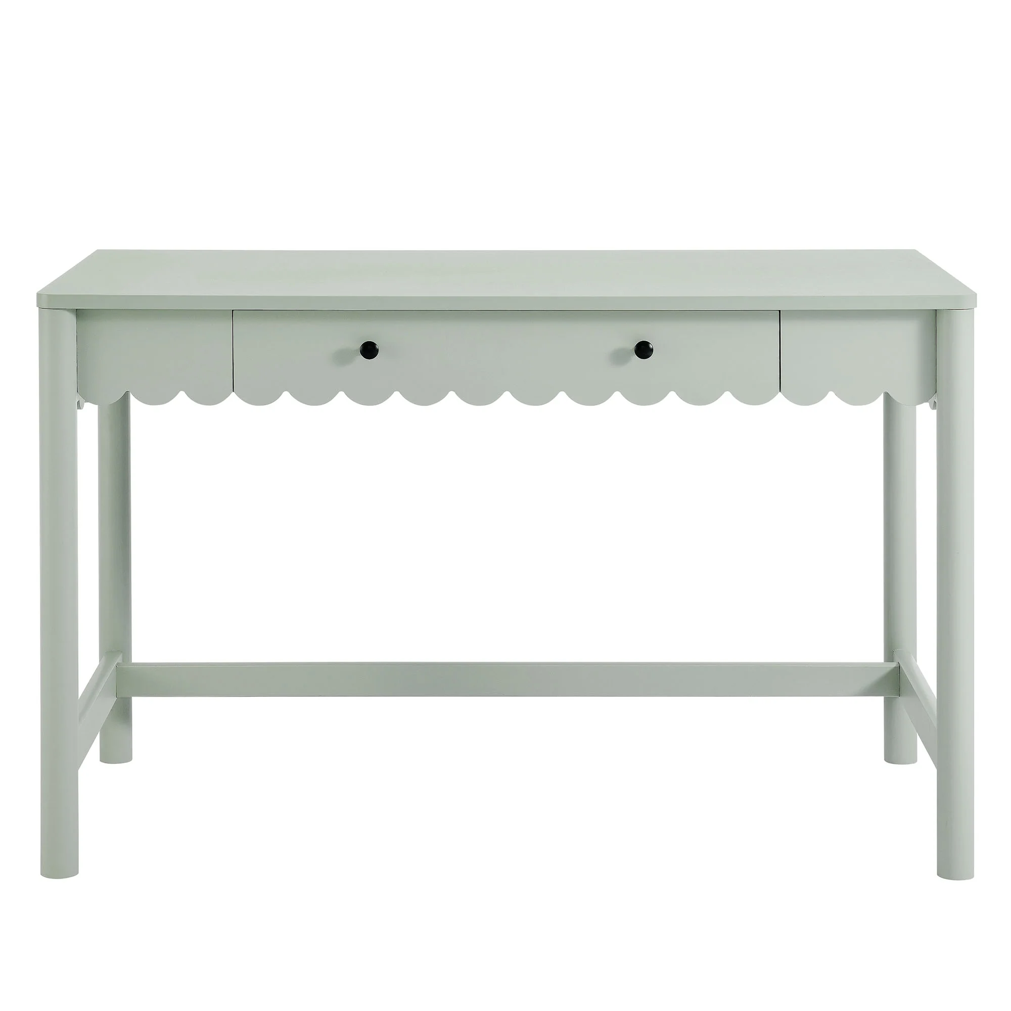 Emmeline 1-Drawer Scallop Writing Desk by Modway - Image 13