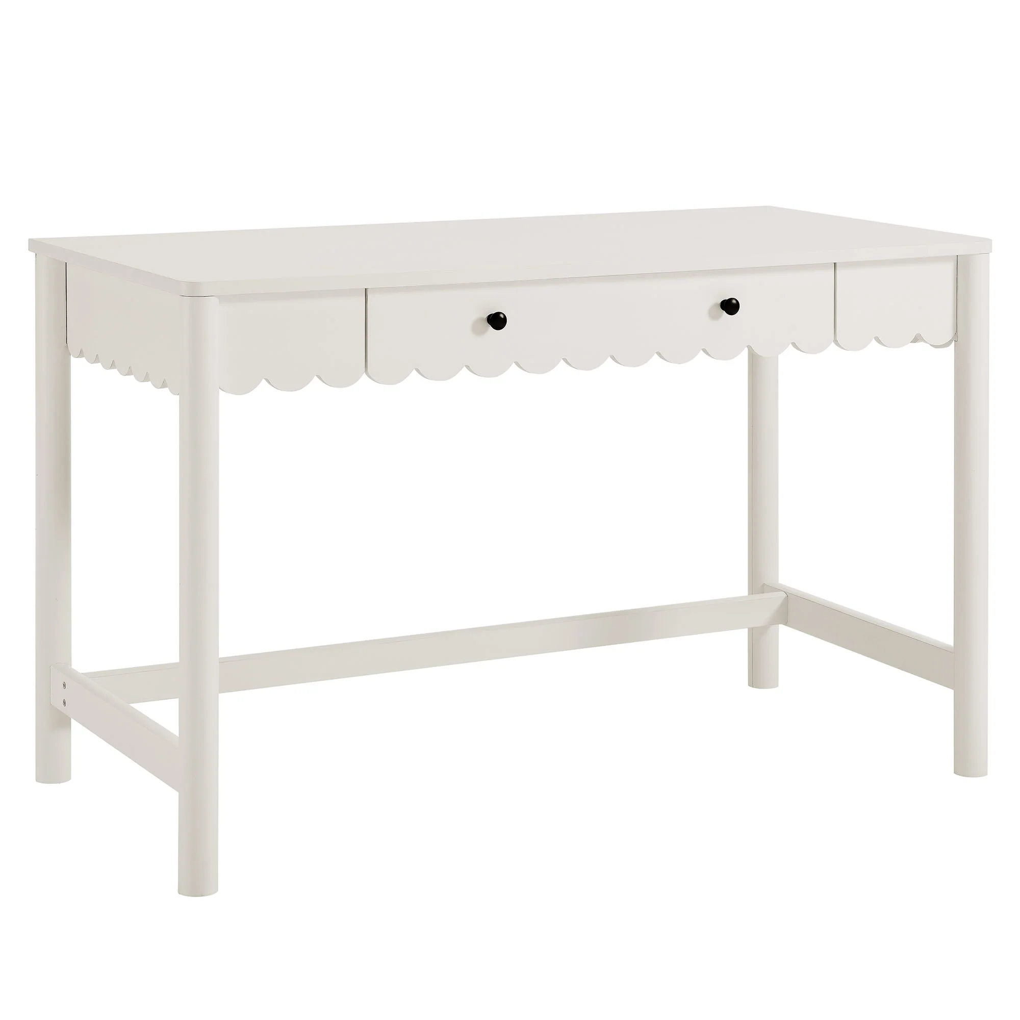 Emmeline 1-Drawer Scallop Writing Desk by Modway - Image 19