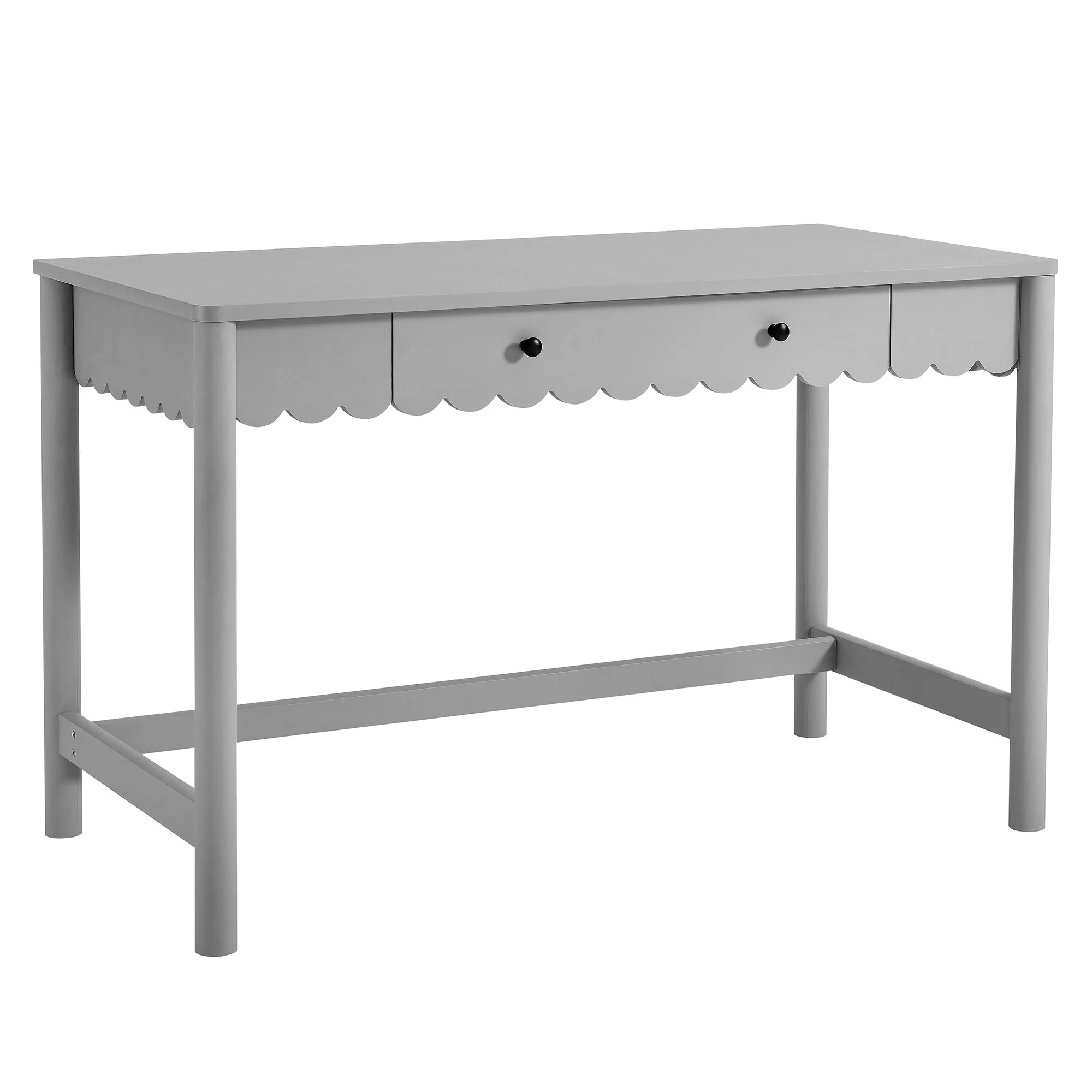 Emmeline 1-Drawer Scallop Writing Desk by Modway - Image 2
