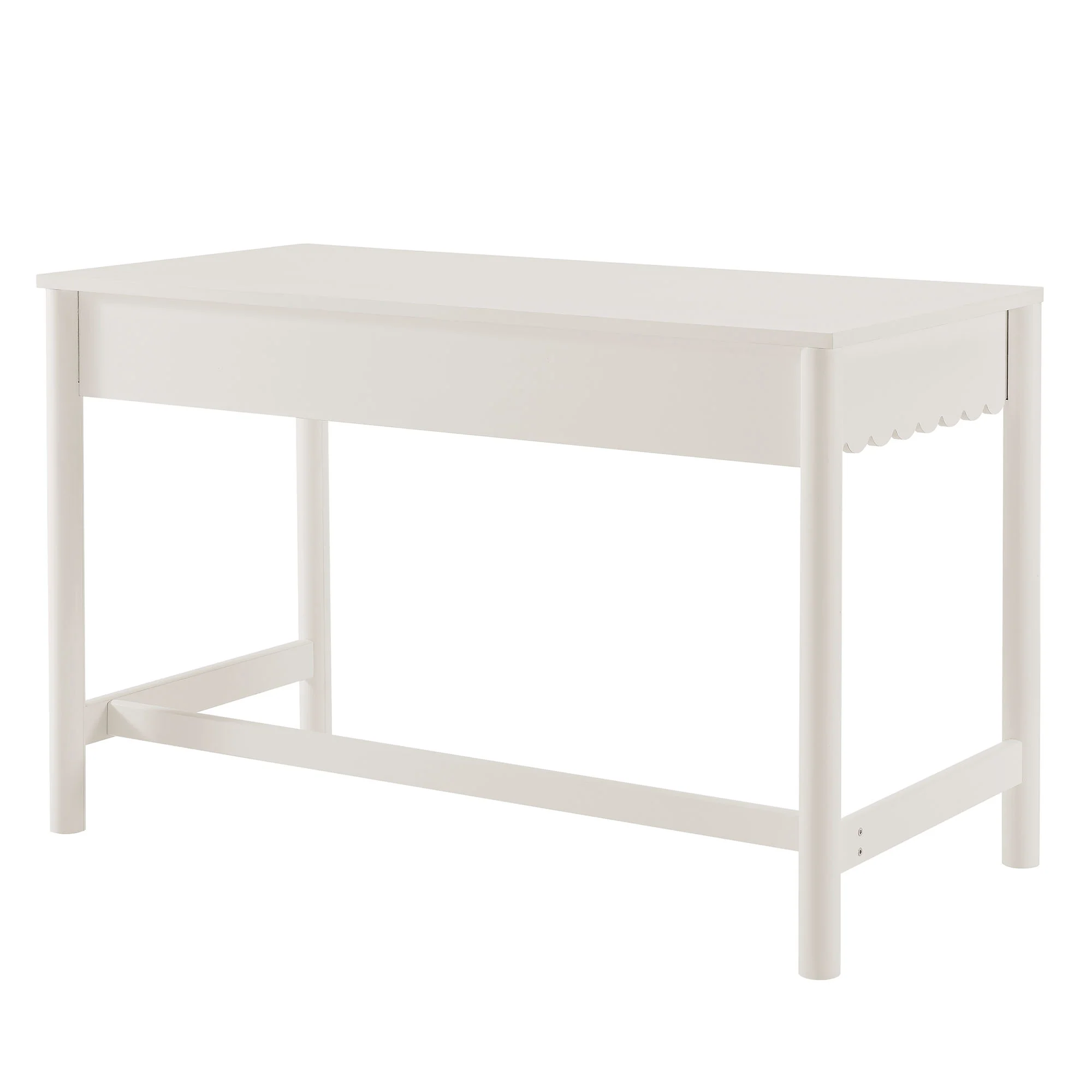 Emmeline 1-Drawer Scallop Writing Desk by Modway - Image 21