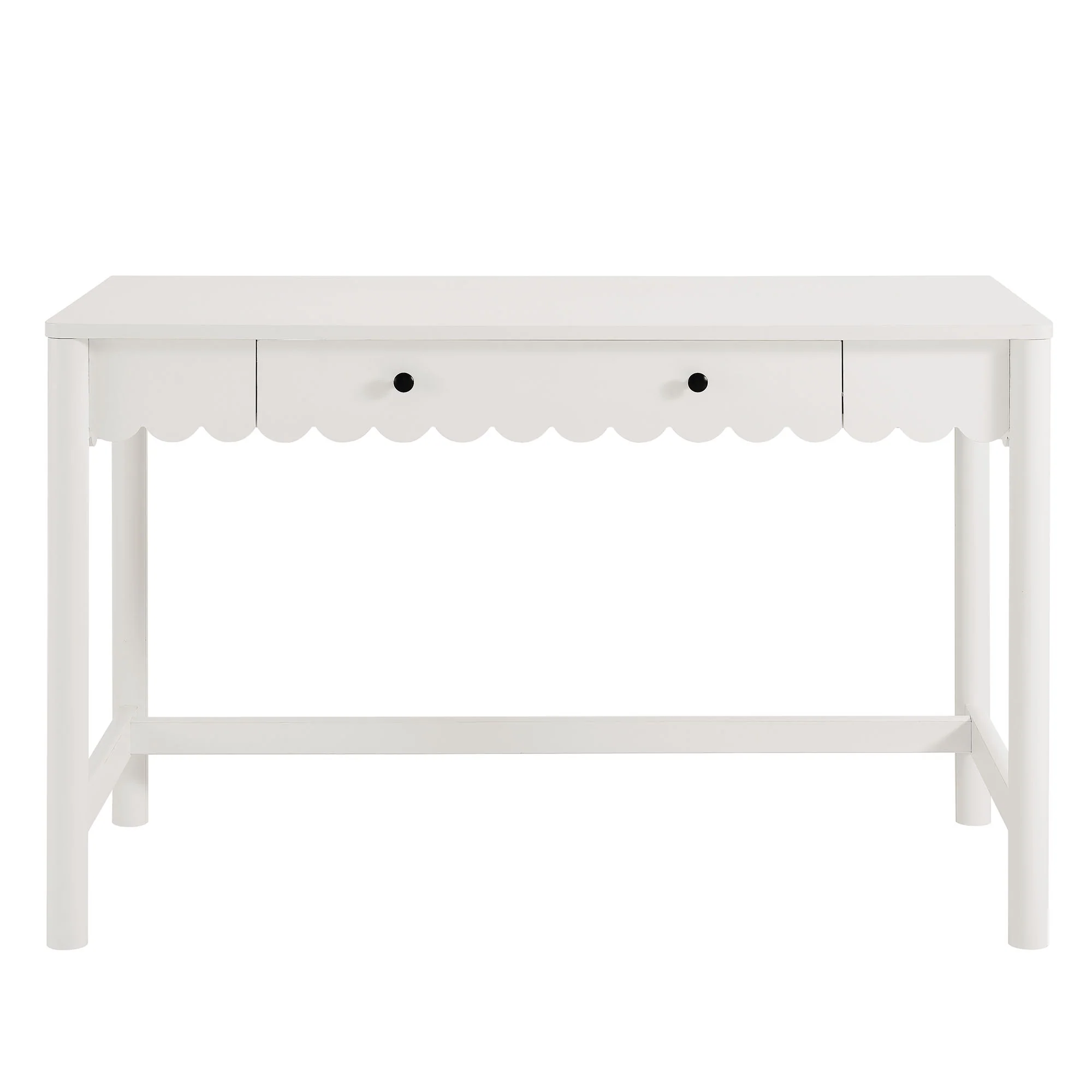 Emmeline 1-Drawer Scallop Writing Desk by Modway - Image 22