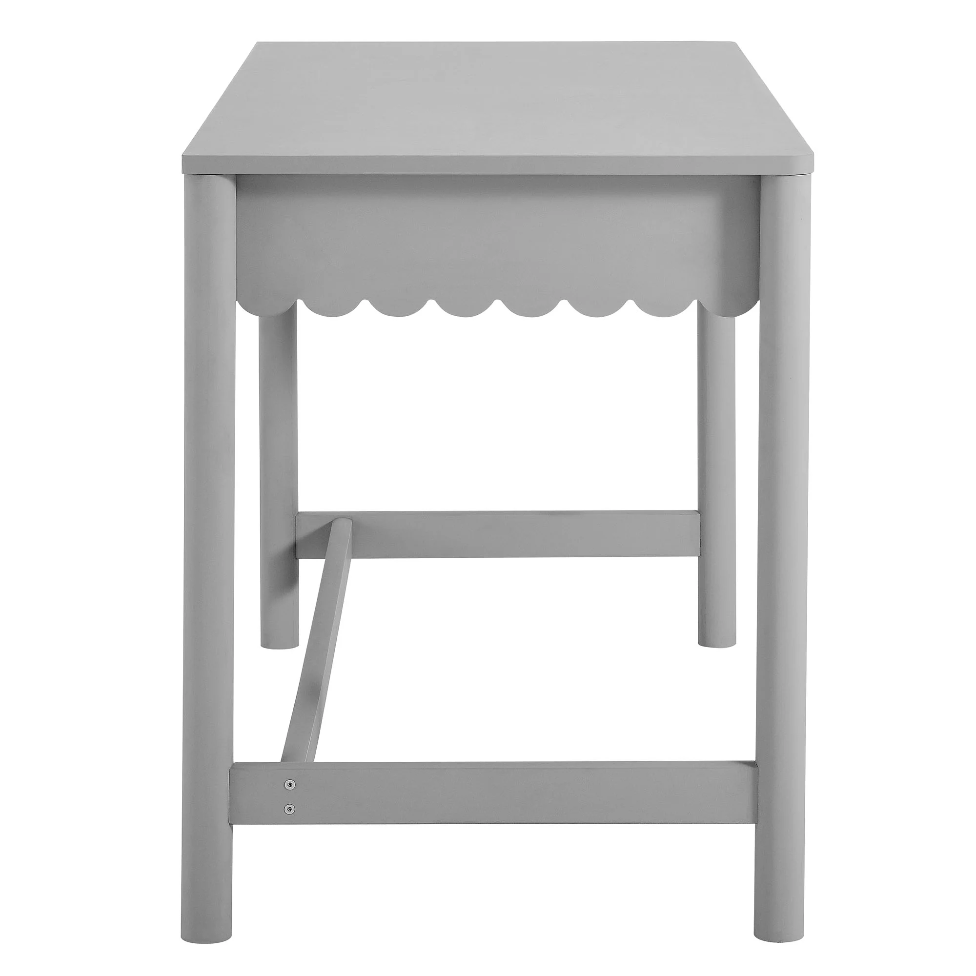 Emmeline 1-Drawer Scallop Writing Desk by Modway - Image 3