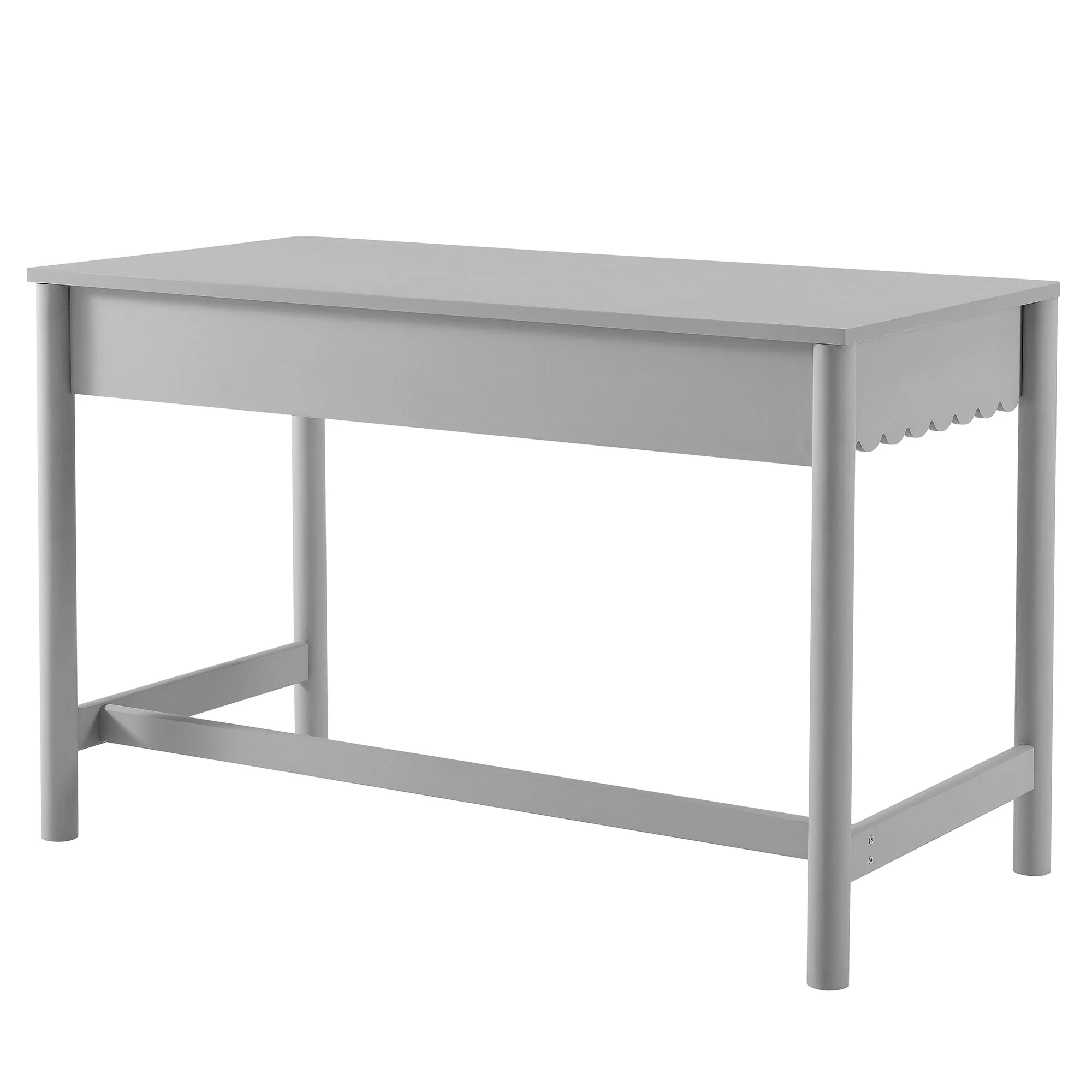 Emmeline 1-Drawer Scallop Writing Desk by Modway - Image 4