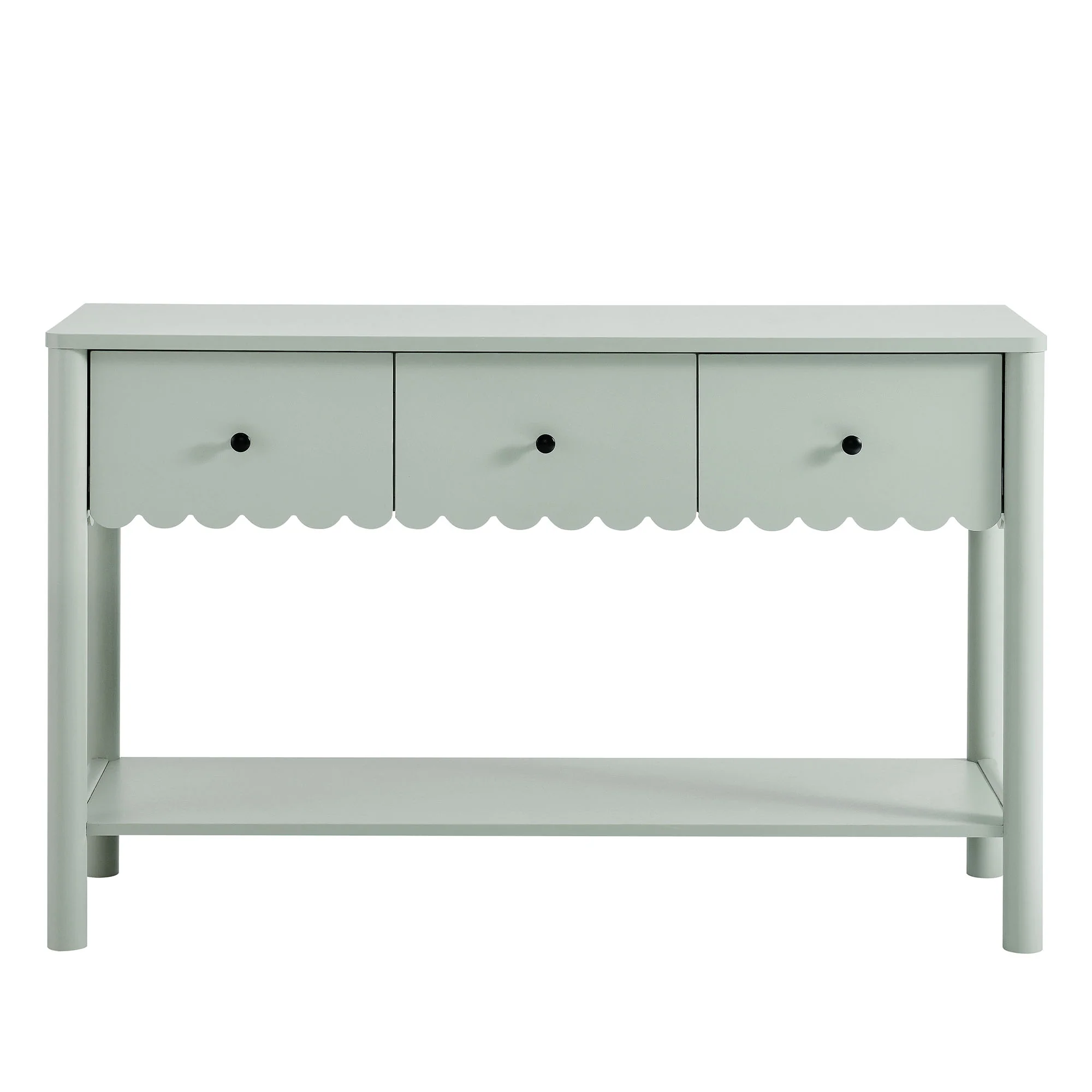 Emmeline 3-Drawer Scalloped Console Table by Modway - Image 11