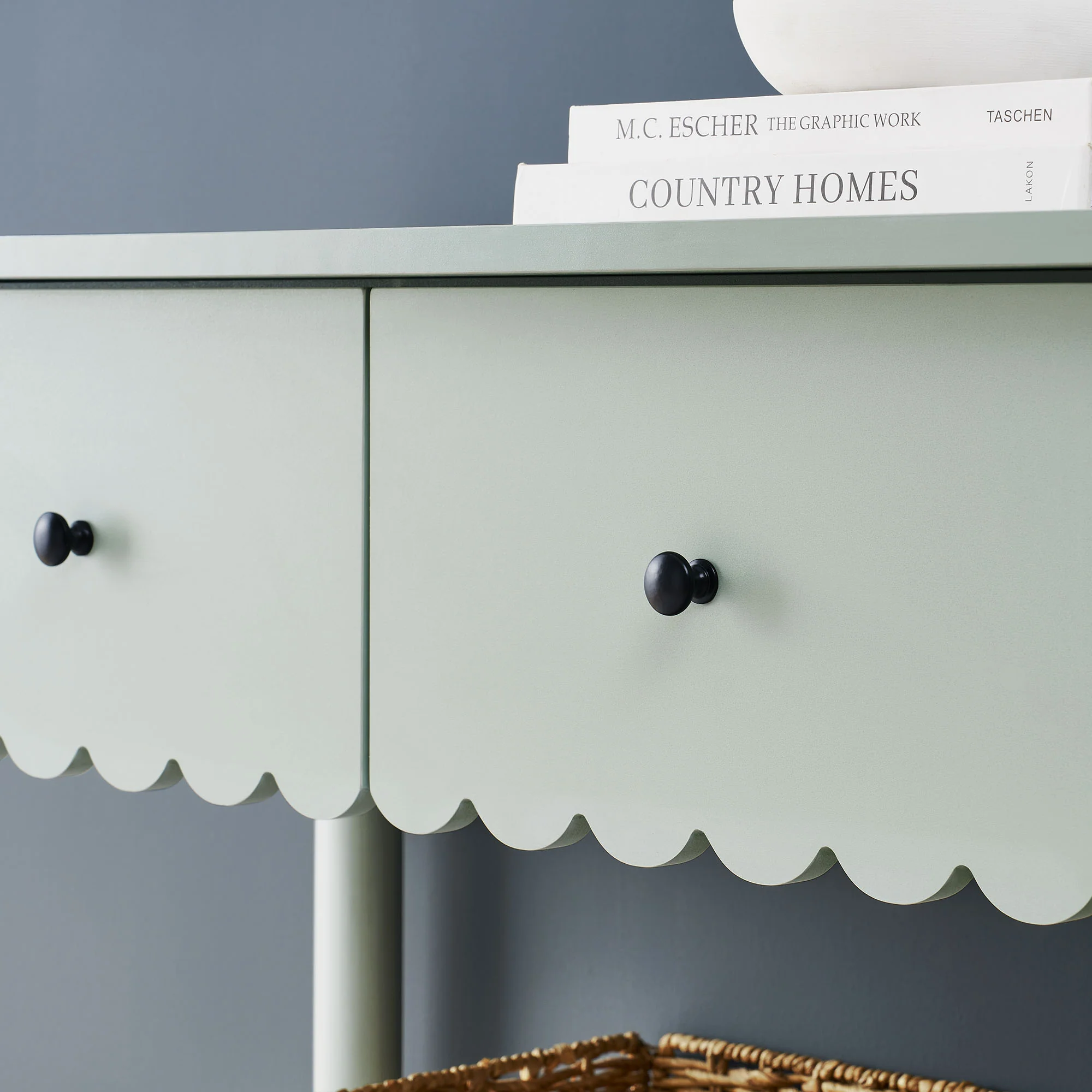 Emmeline 3-Drawer Scalloped Console Table by Modway - Image 13