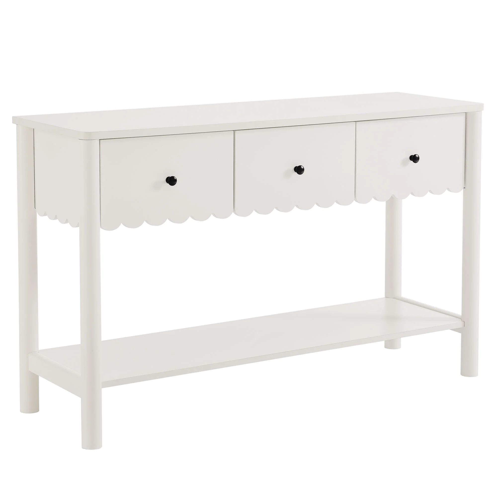 Emmeline 3-Drawer Scalloped Console Table by Modway - Image 17