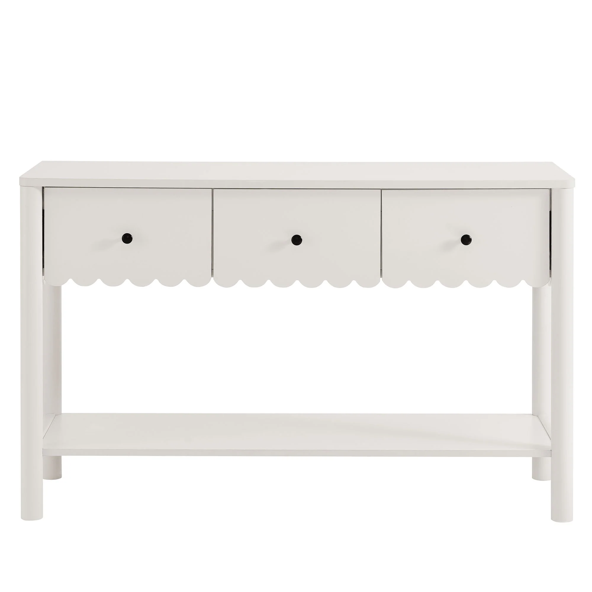 Emmeline 3-Drawer Scalloped Console Table by Modway - Image 19