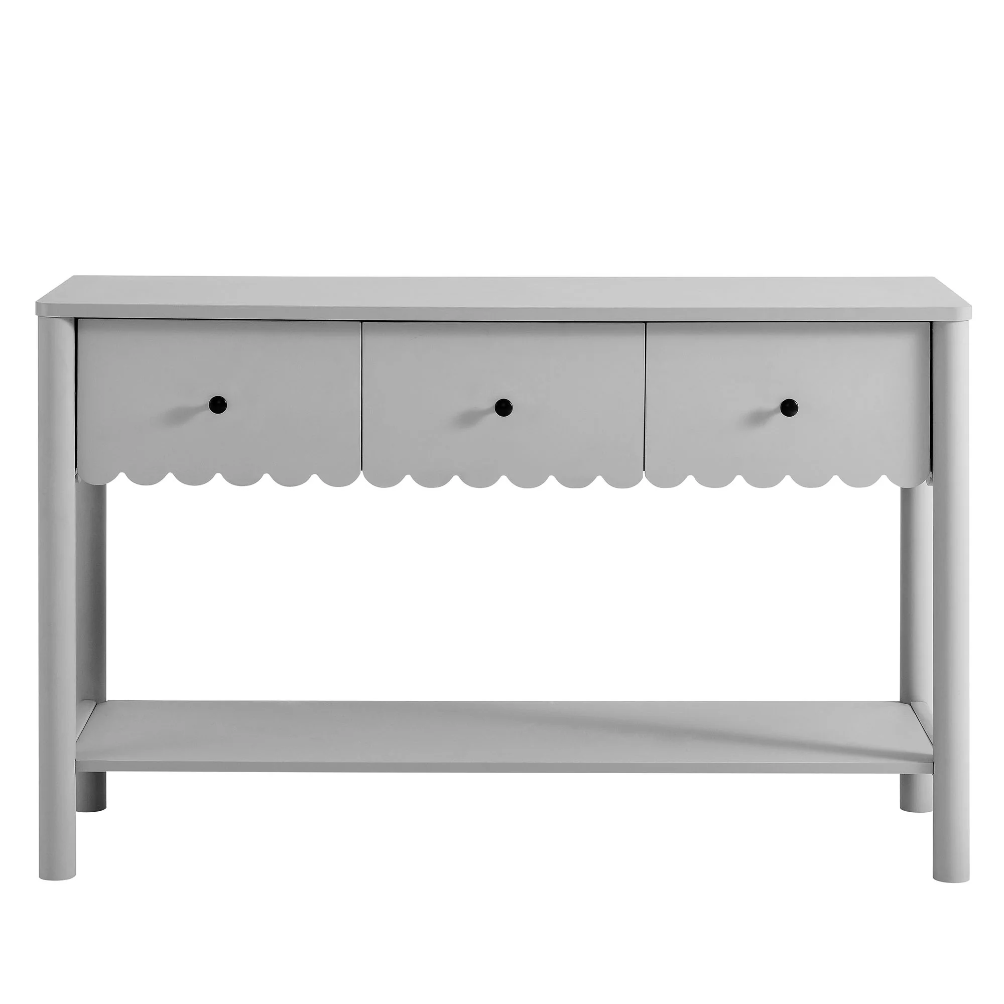Emmeline 3-Drawer Scalloped Console Table by Modway - Image 4