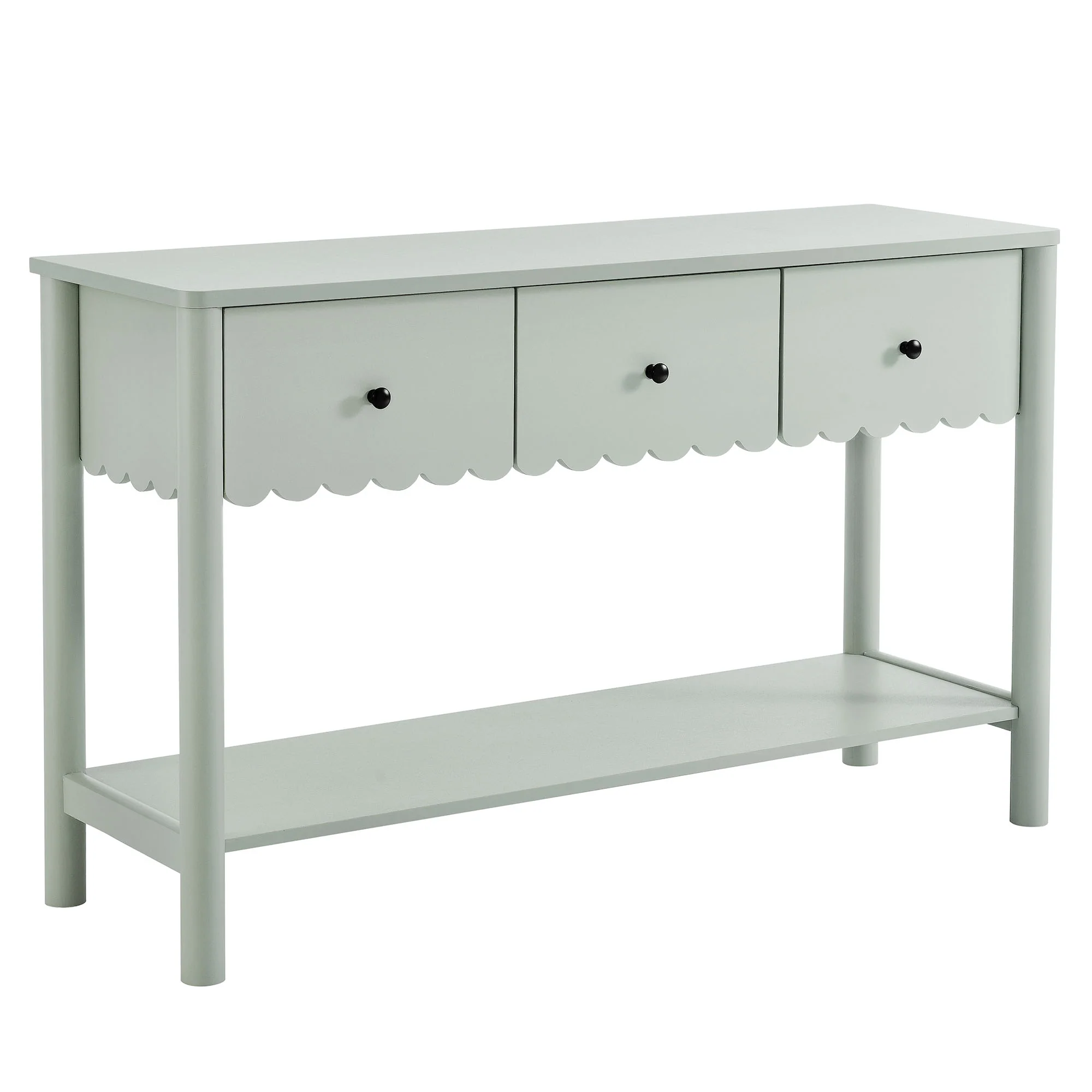 Emmeline 3-Drawer Scalloped Console Table by Modway - Image 9