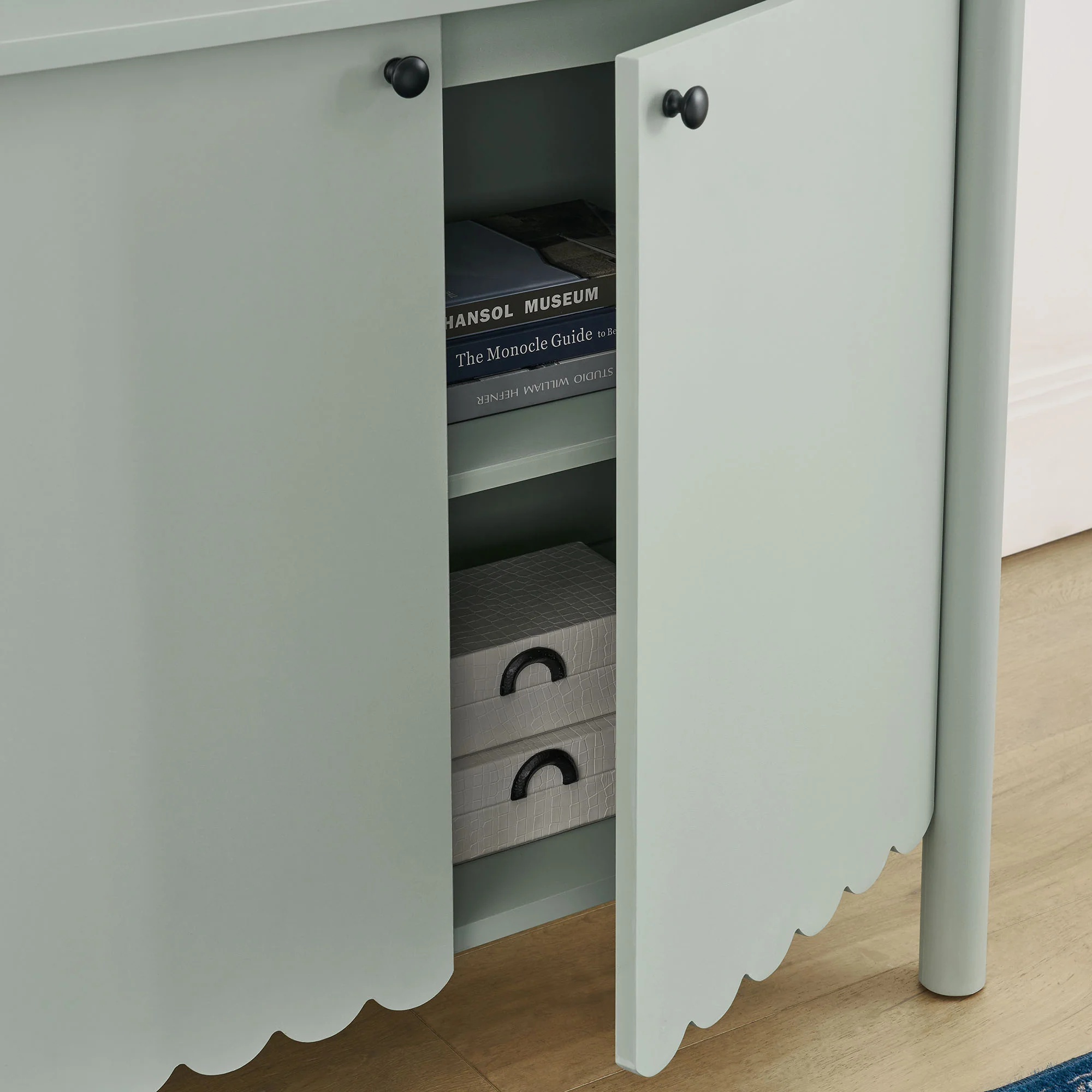 Emmeline 35" 2-Door Scalloped Sideboard Cabinet by Modway - Image 15