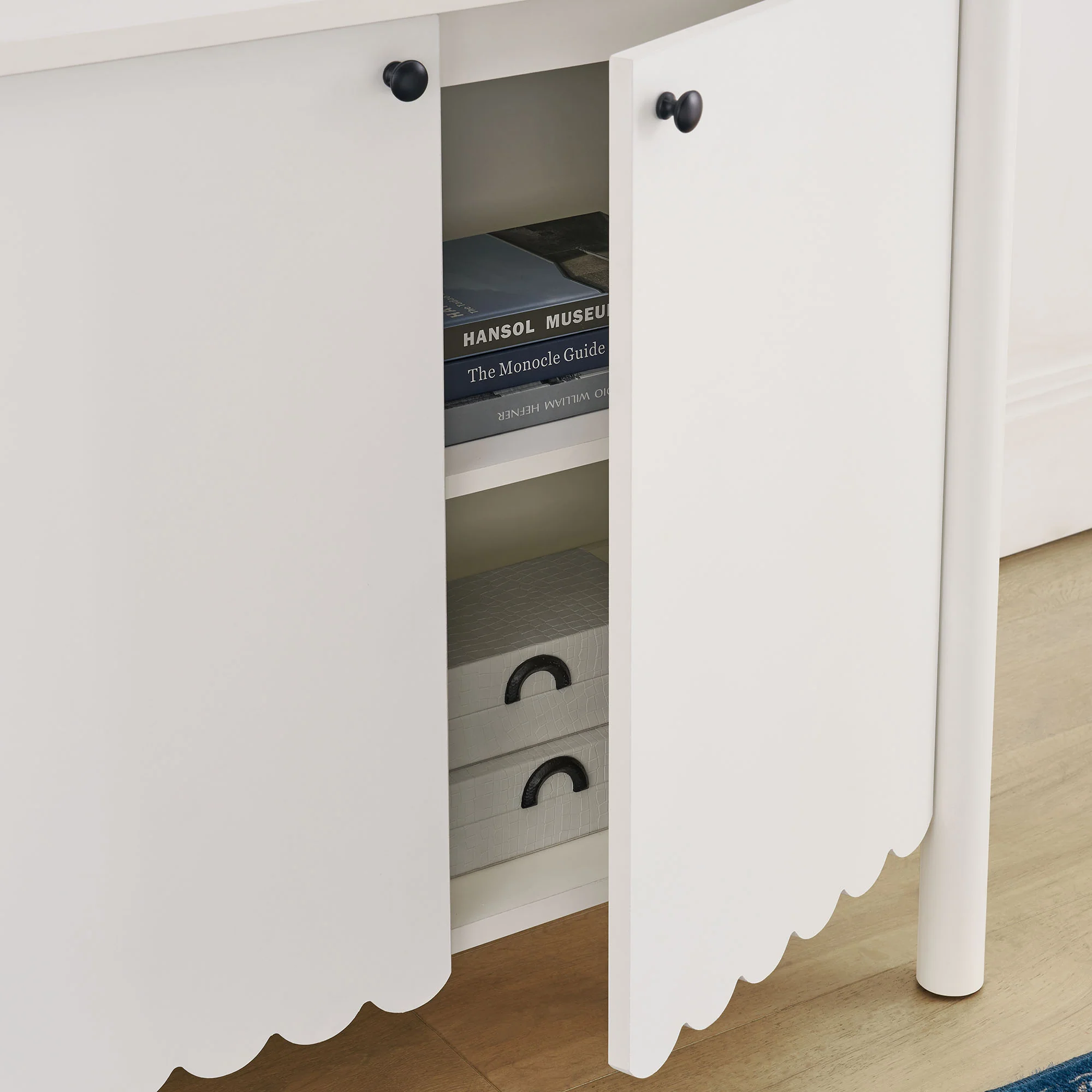 Emmeline 35" 2-Door Scalloped Sideboard Cabinet by Modway - Image 24