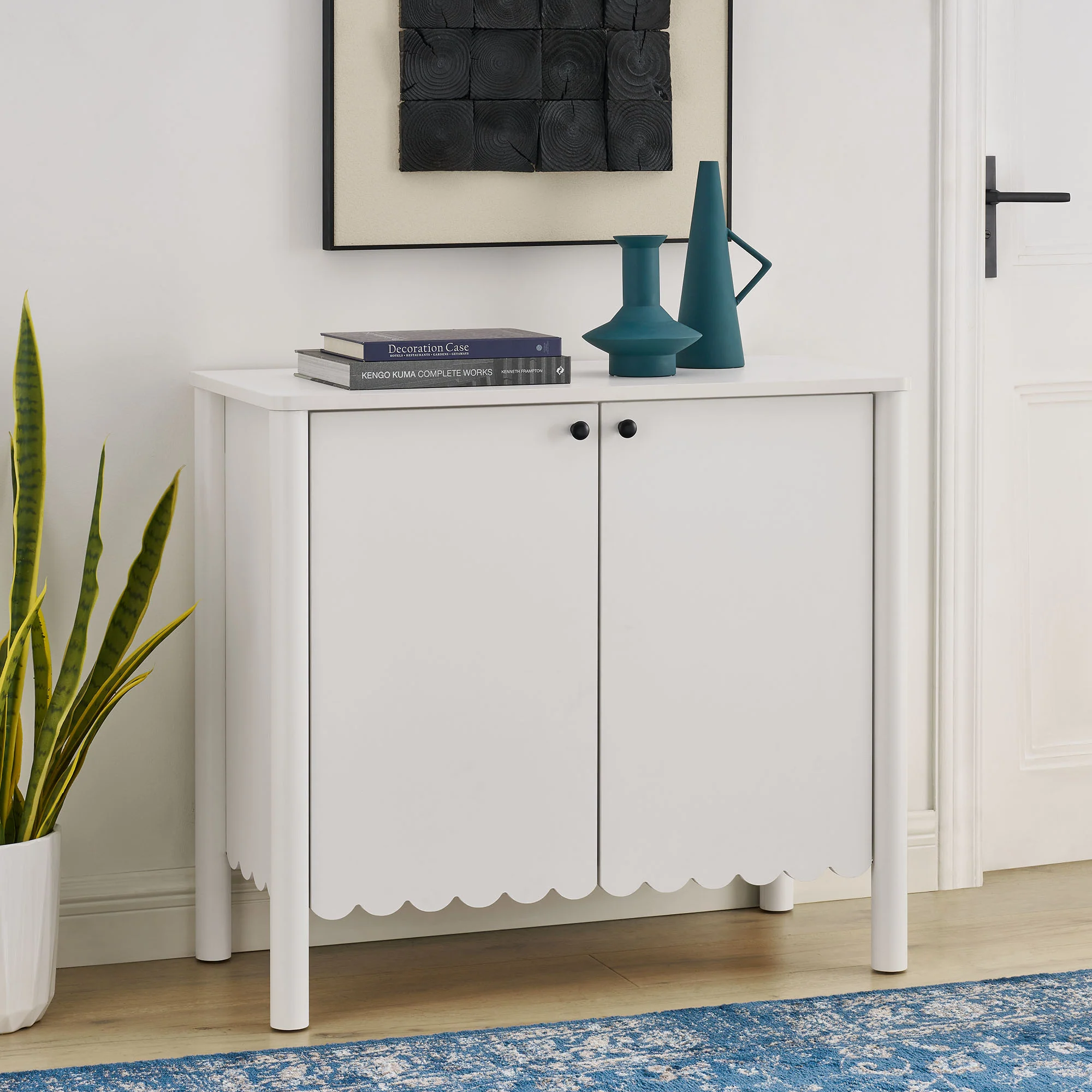 Emmeline 35" 2-Door Scalloped Sideboard Cabinet by Modway - Image 25