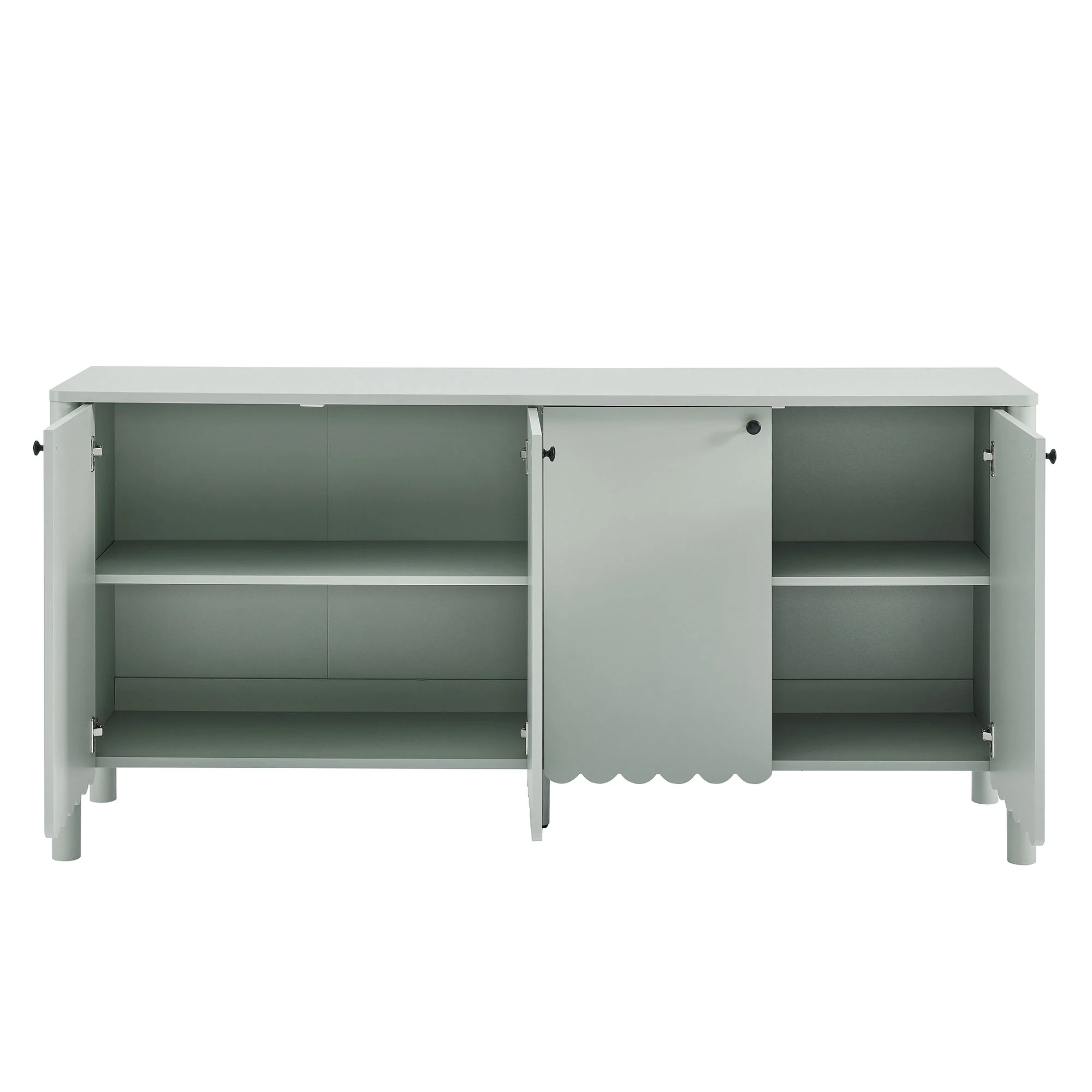 Emmeline 66" 4-Door Scalloped Sideboard Cabinet by Modway - Image 14