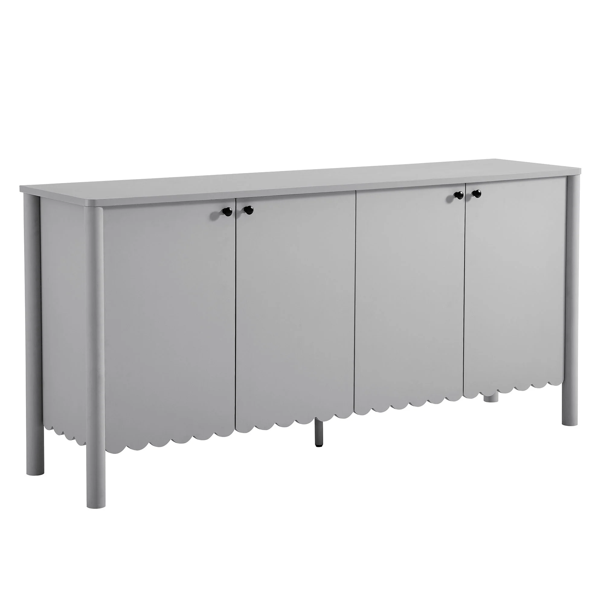 Emmeline 66" 4-Door Scalloped Sideboard Cabinet by Modway - Image 2