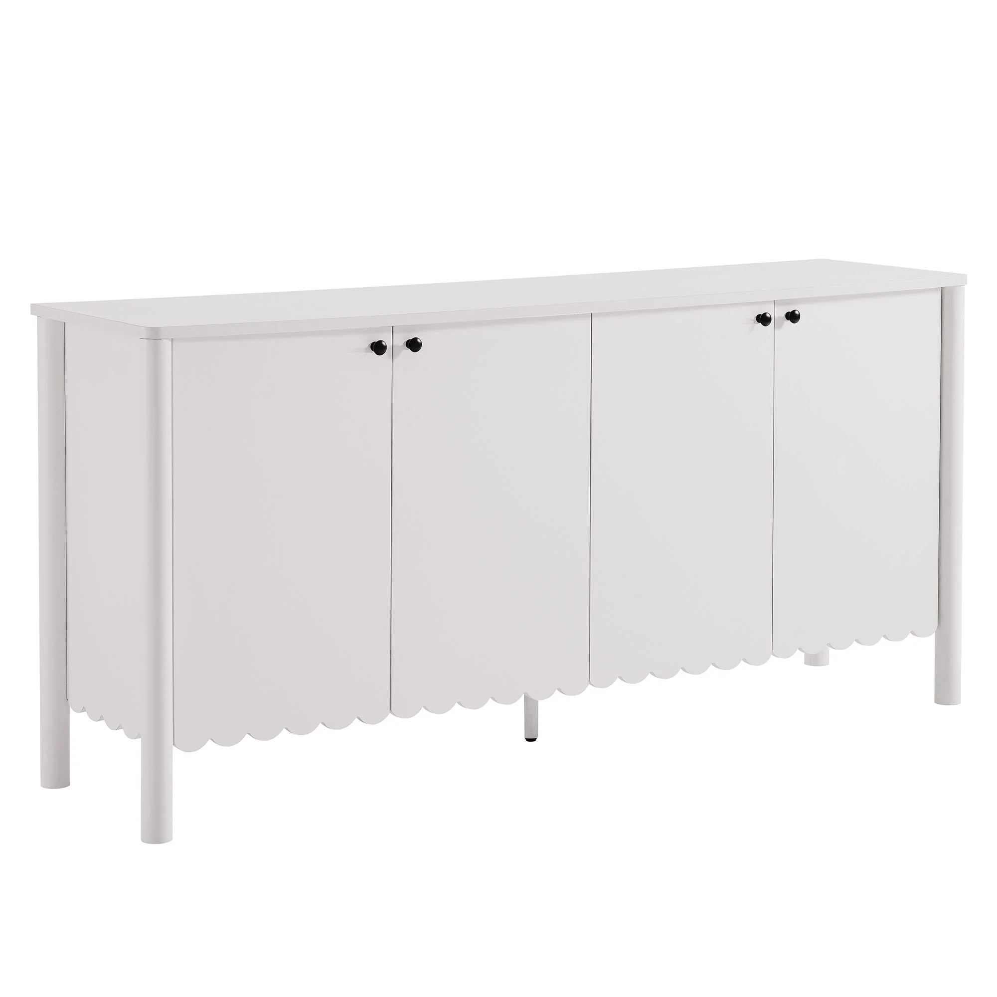 Emmeline 66" 4-Door Scalloped Sideboard Cabinet by Modway - Image 21