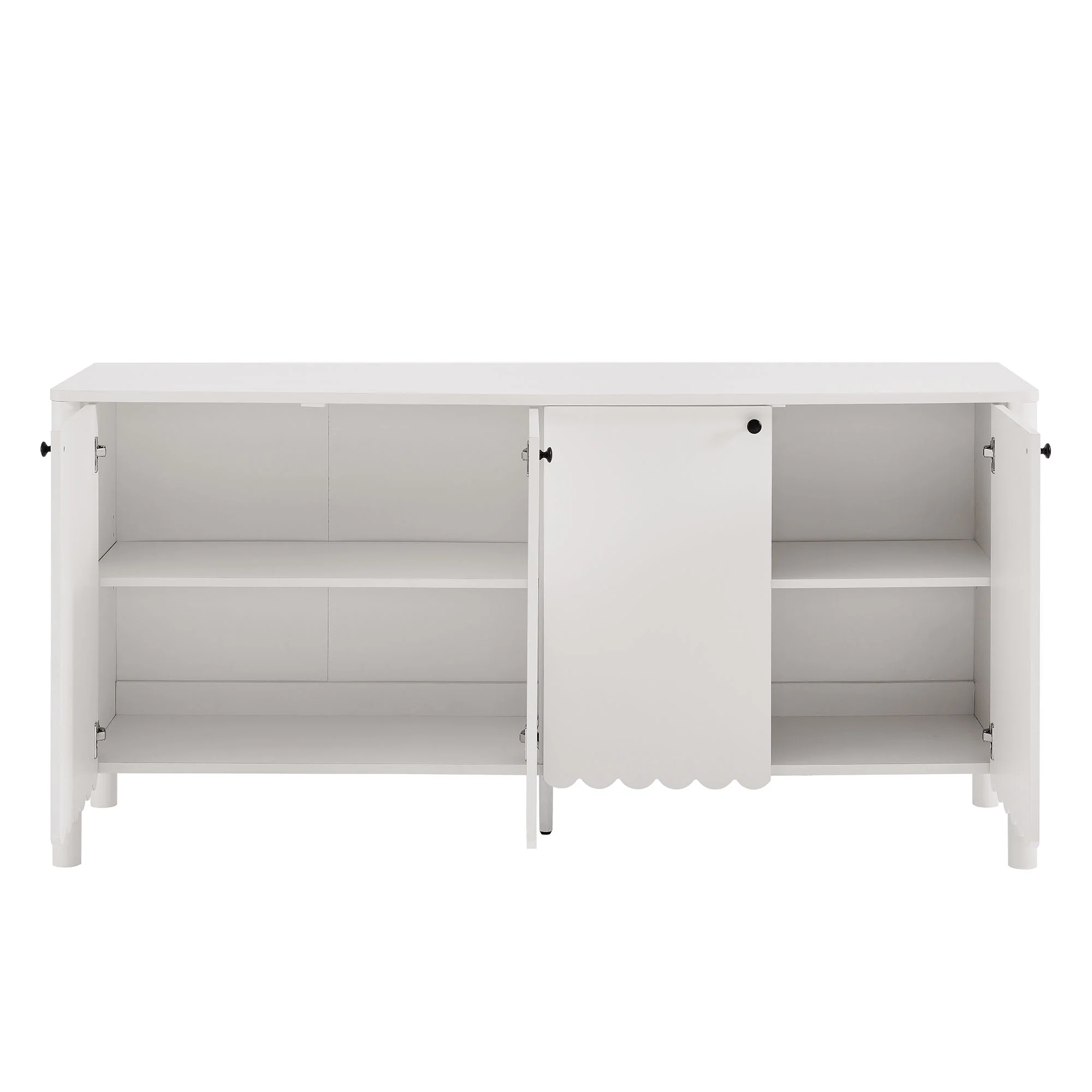 Emmeline 66" 4-Door Scalloped Sideboard Cabinet by Modway - Image 24