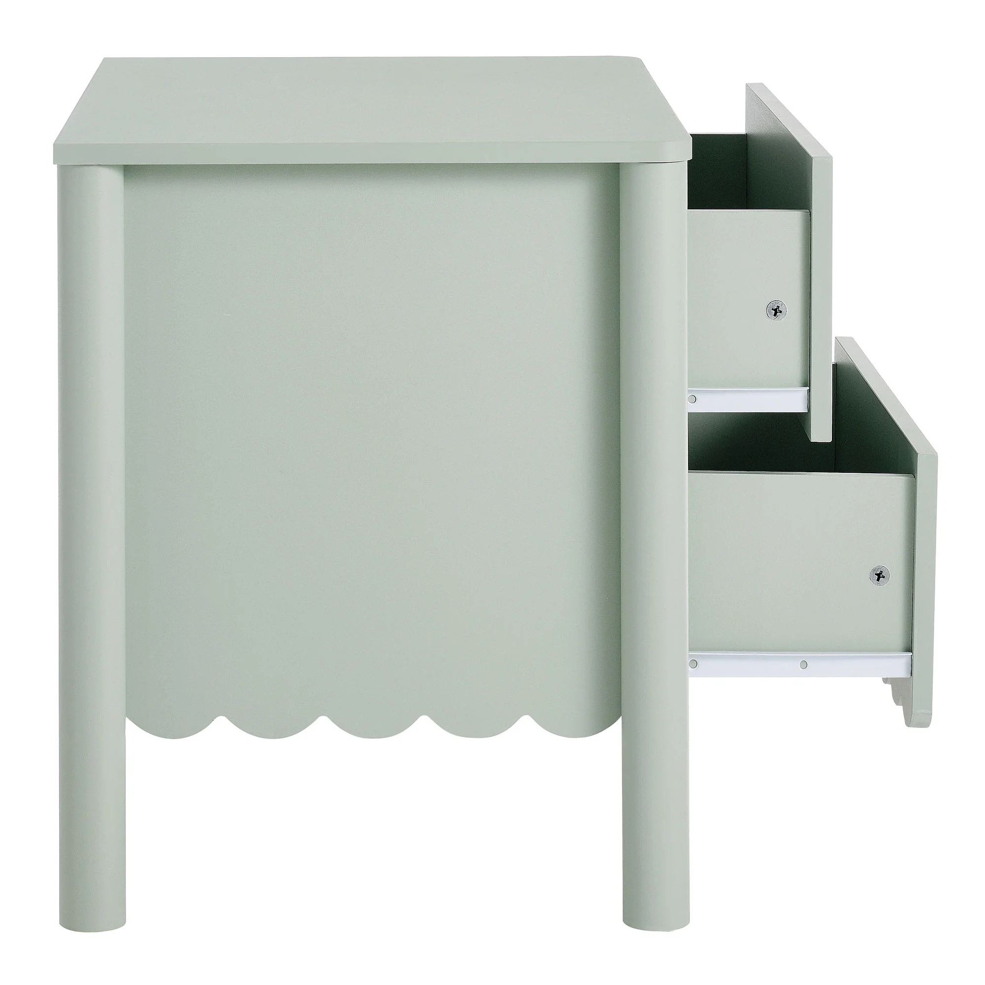 Emmeline Scalloped 2-Drawer Nightstand by Modway - Image 12
