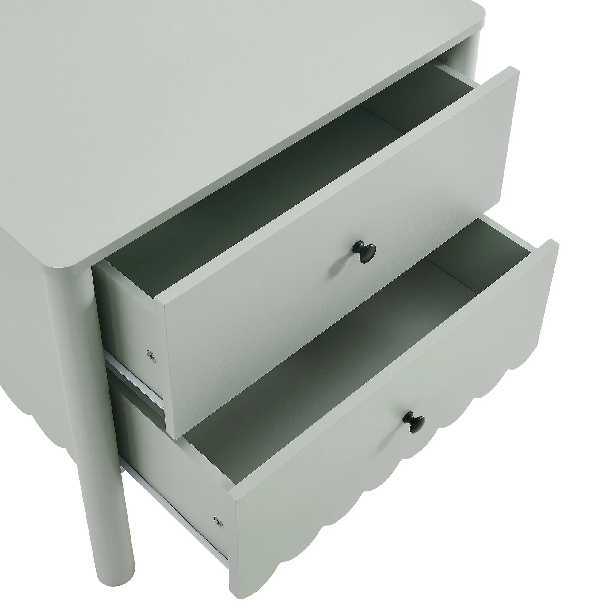 Emmeline Scalloped 2-Drawer Nightstand by Modway - Image 13