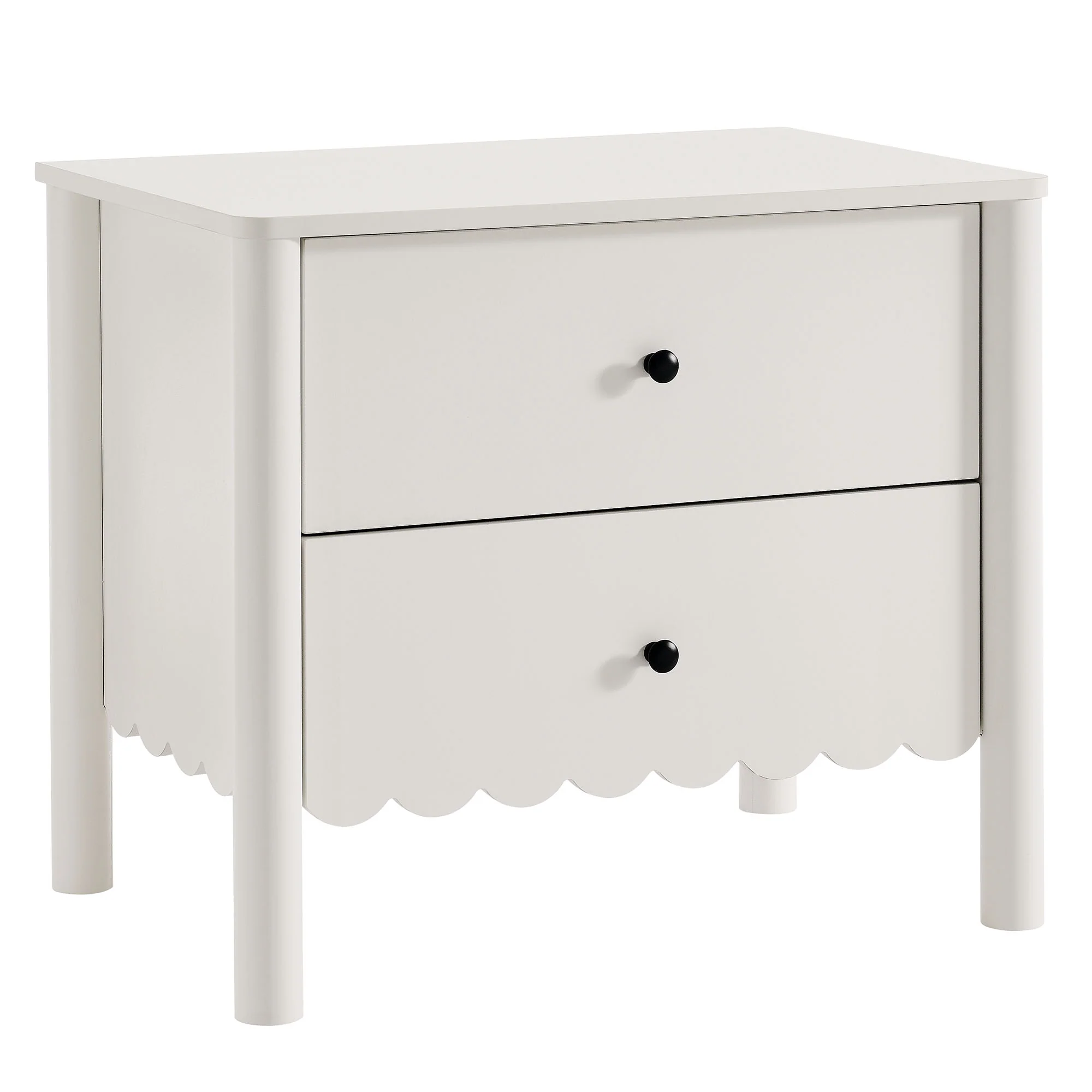 Emmeline Scalloped 2-Drawer Nightstand by Modway - Image 19