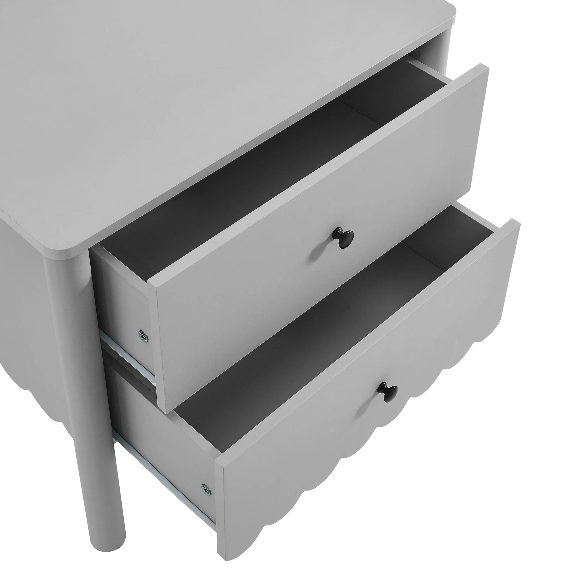 Emmeline Scalloped 2-Drawer Nightstand by Modway - Image 5