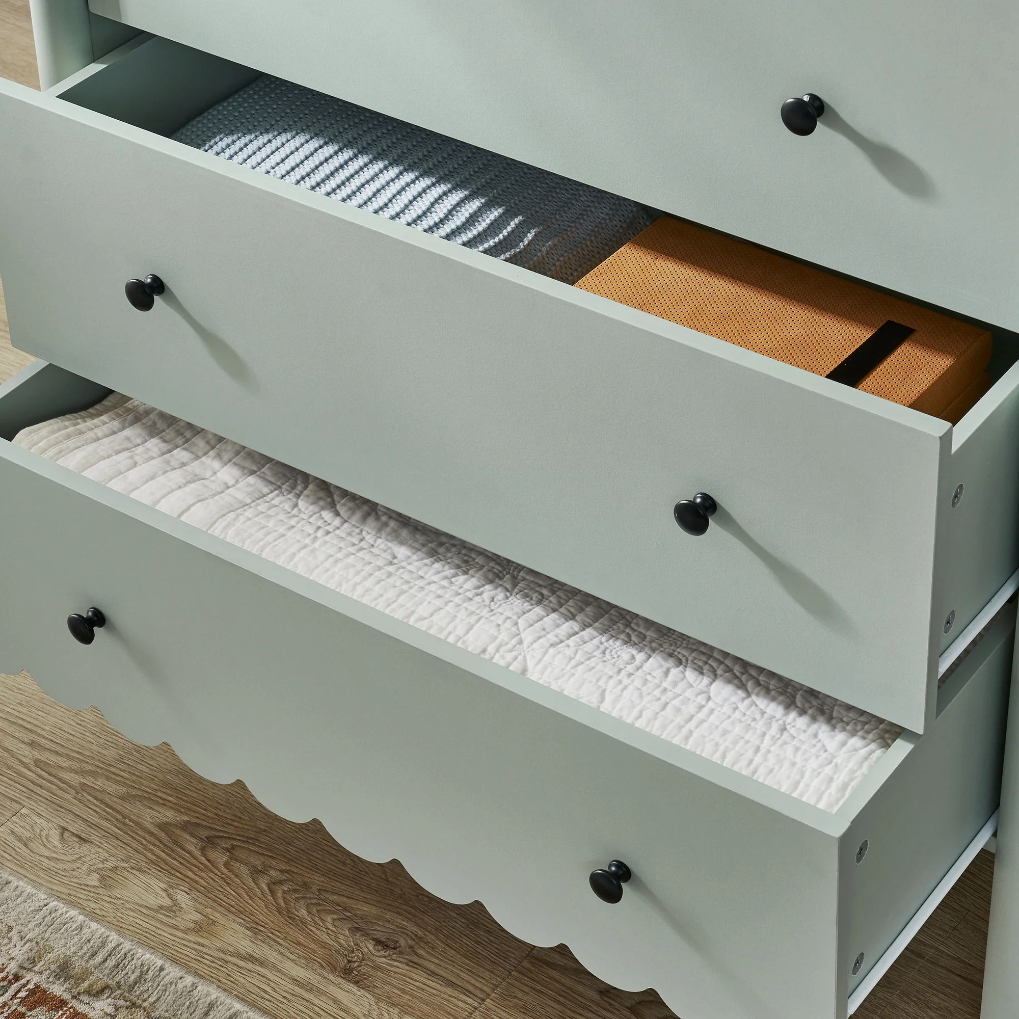 Emmeline Scalloped 5-Drawer Chest by Modway - Image 13