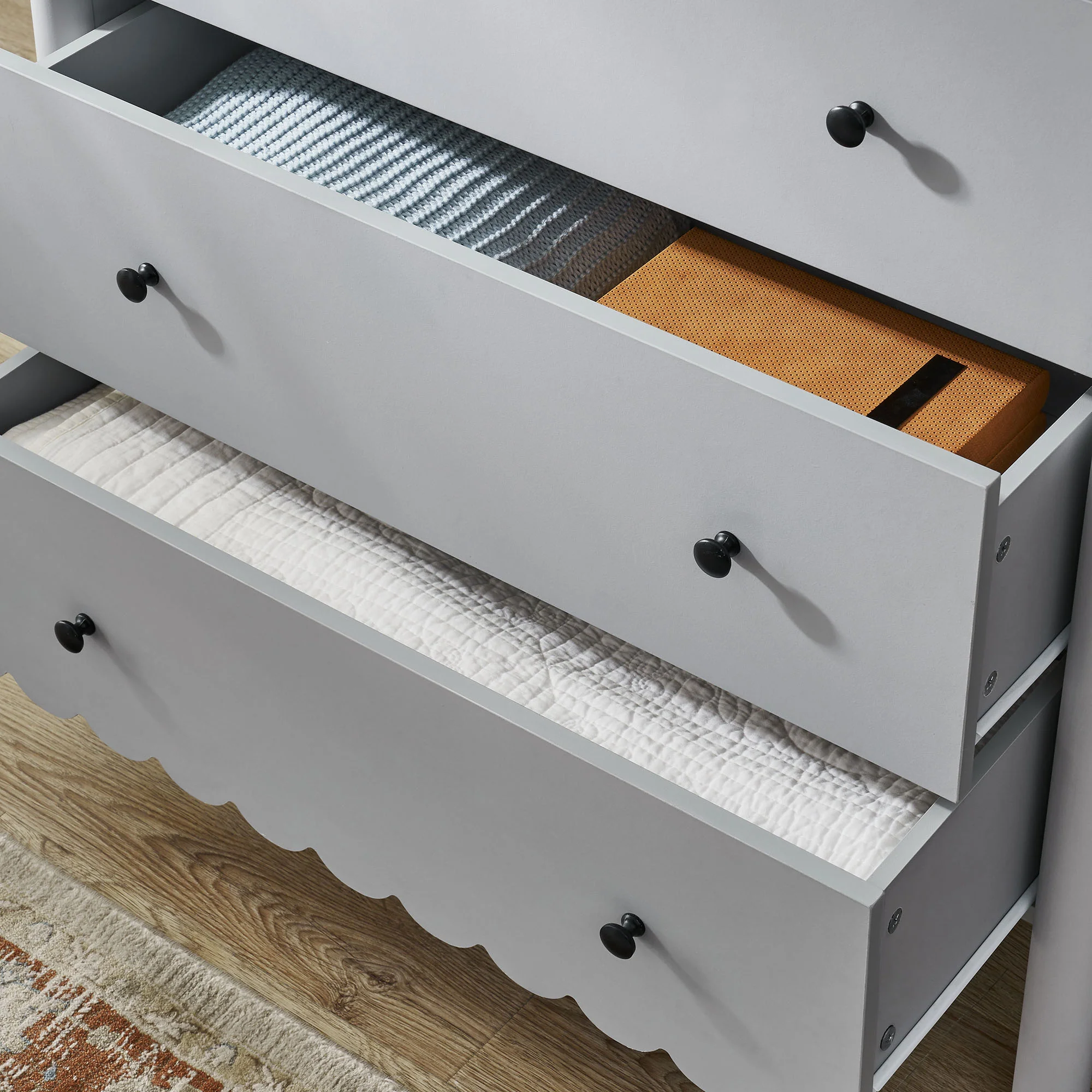Emmeline Scalloped 5-Drawer Chest by Modway - Image 6