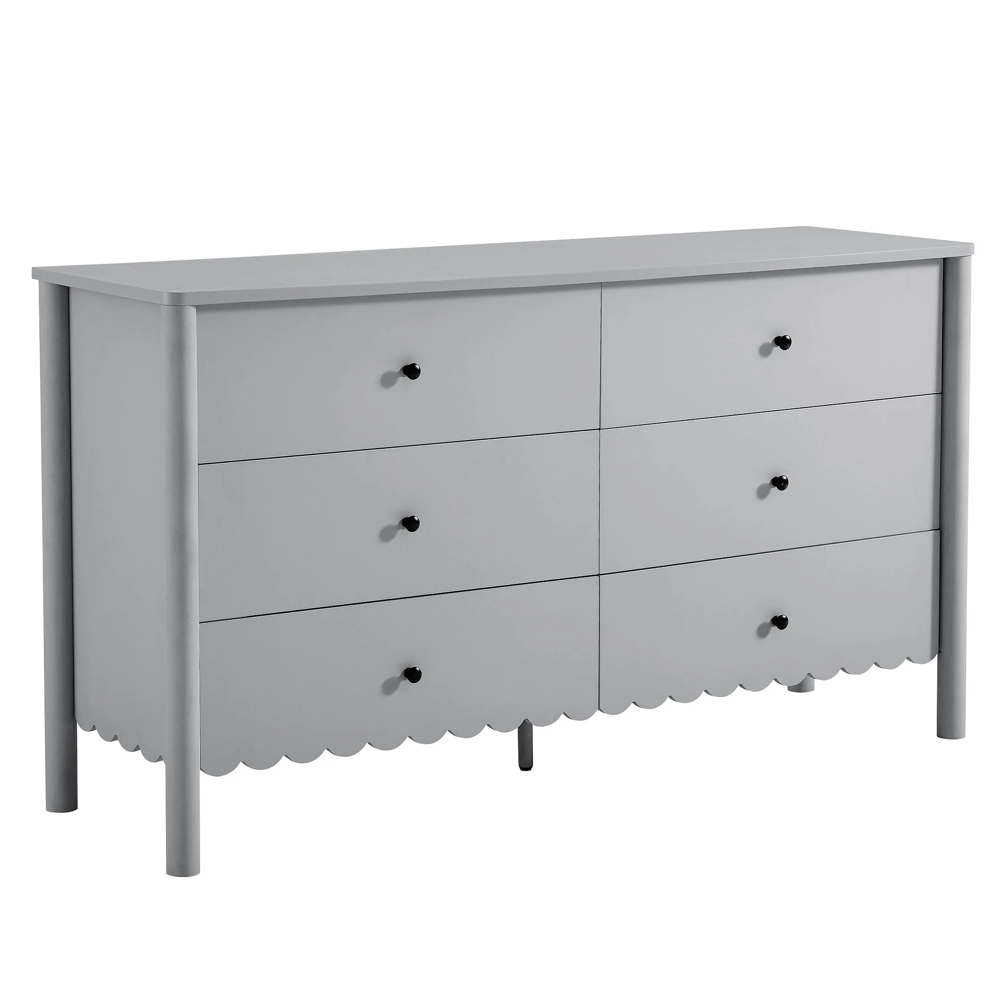 Emmeline Scalloped 6-Drawer Dresser by Modway - Image 2