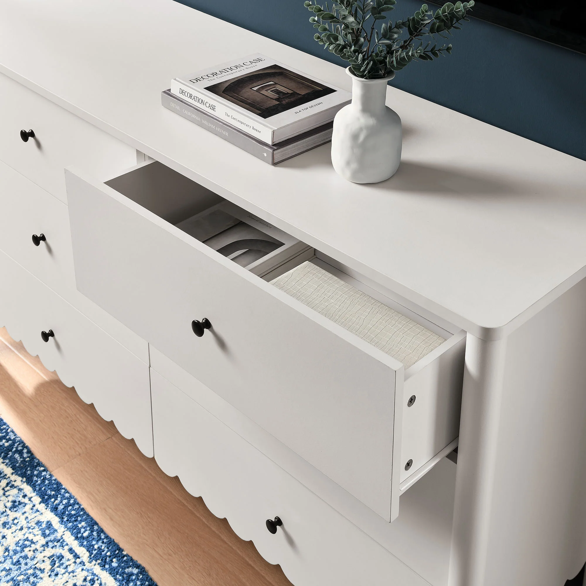 Emmeline Scalloped 6-Drawer Dresser by Modway - Image 26