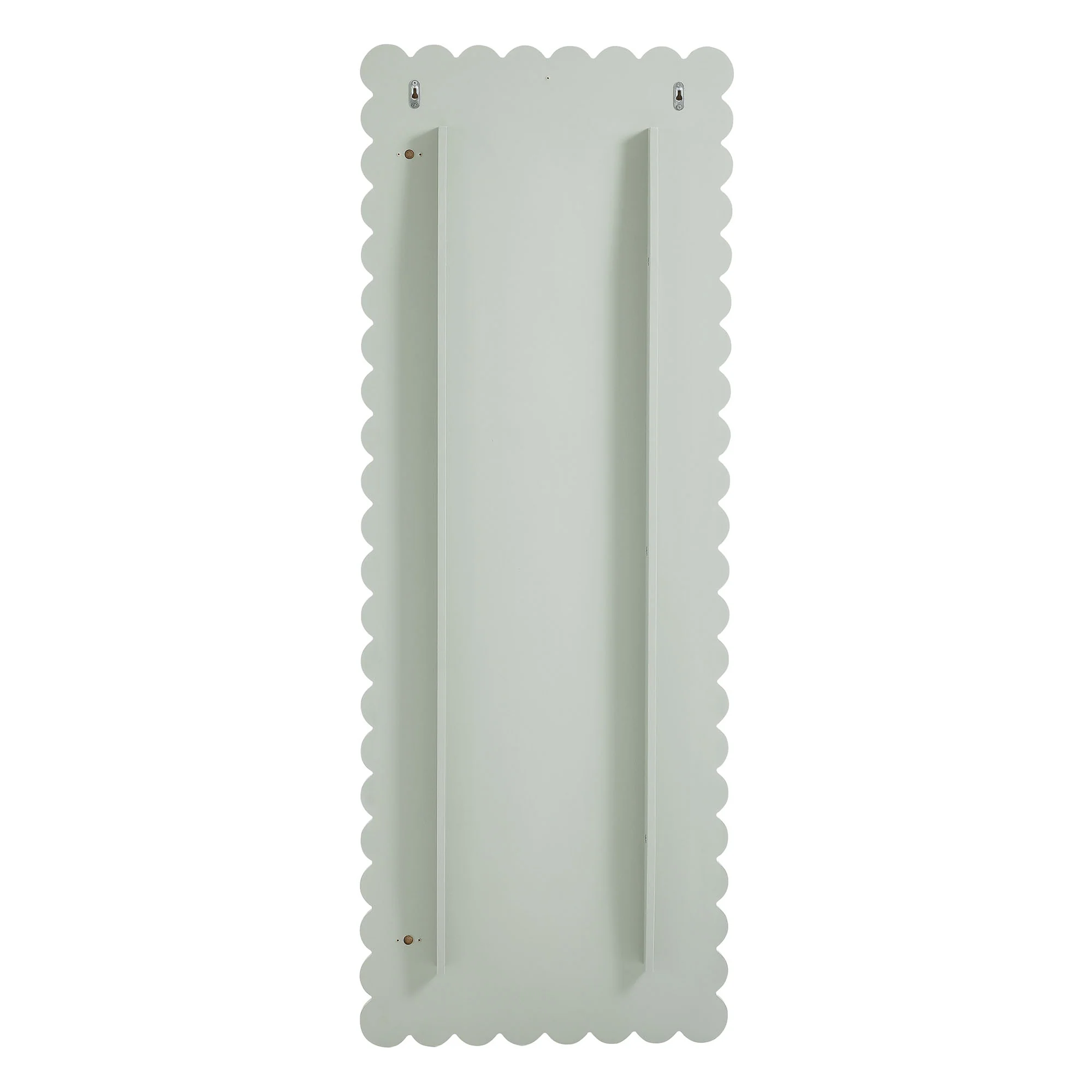 Emmeline Scalloped Rectangle Floor Mirror by Modway - Image 11