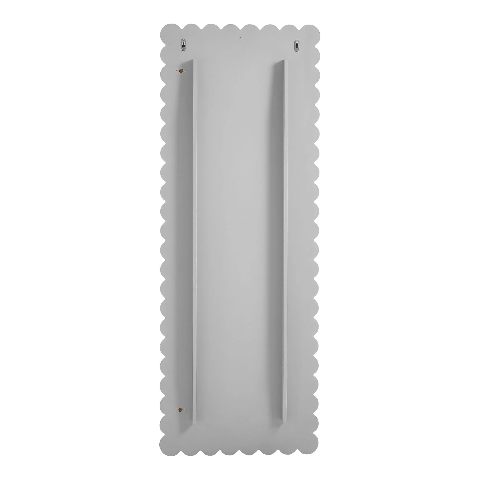 Emmeline Scalloped Rectangle Floor Mirror by Modway - Image 4