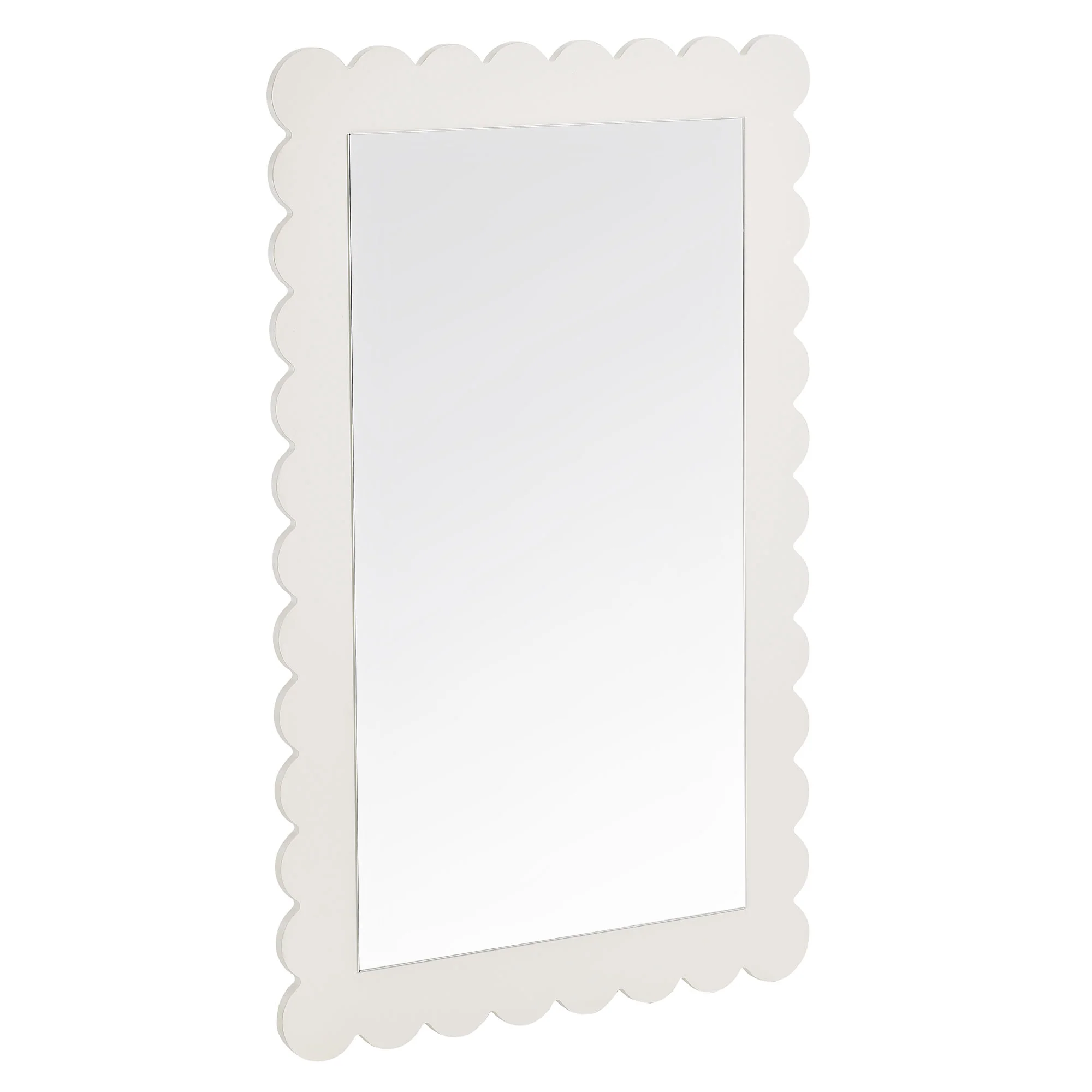 Emmeline Scalloped Rectangle Wall Mirror by Modway - Image 19